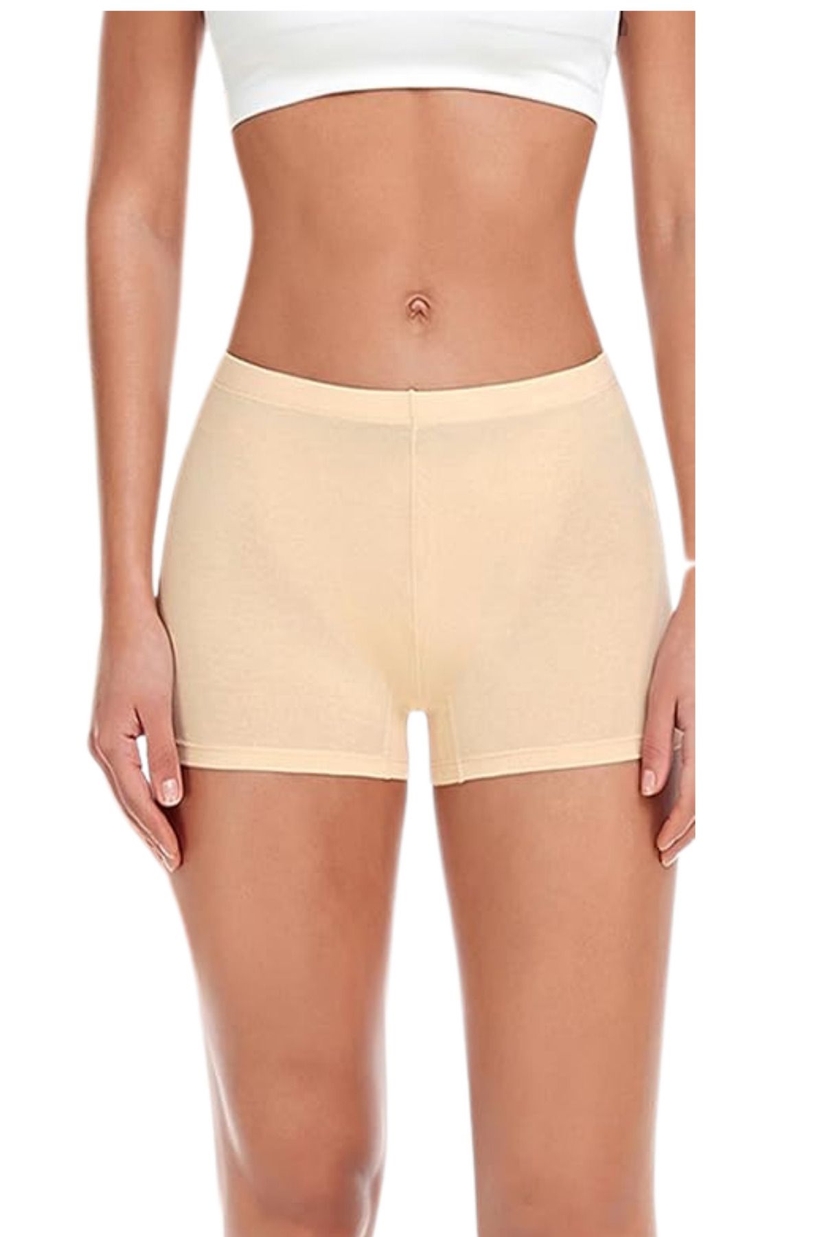Stars Underwear Kadın Boxer tekli paket pamuklu toparlayıcı iç çamaşırı