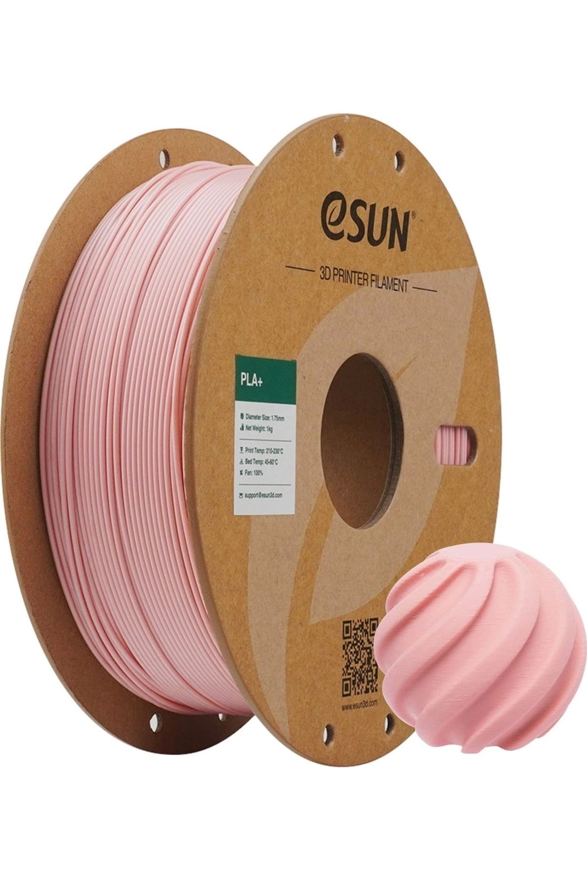 eSun Pla Filament Peach Pink Şeftali Pembesi 1.75mm 1kg