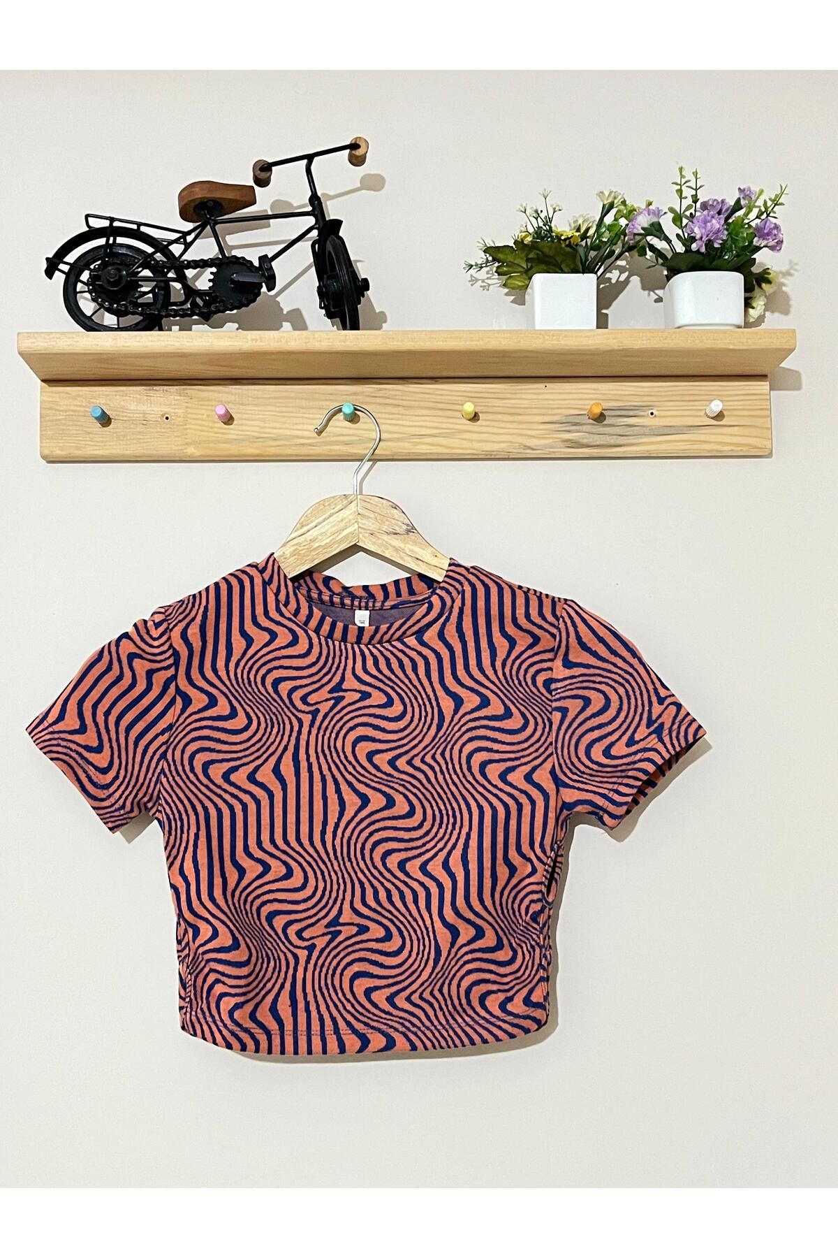 mellox Kadın Slim Fit Yanları Detaylı Crop Body