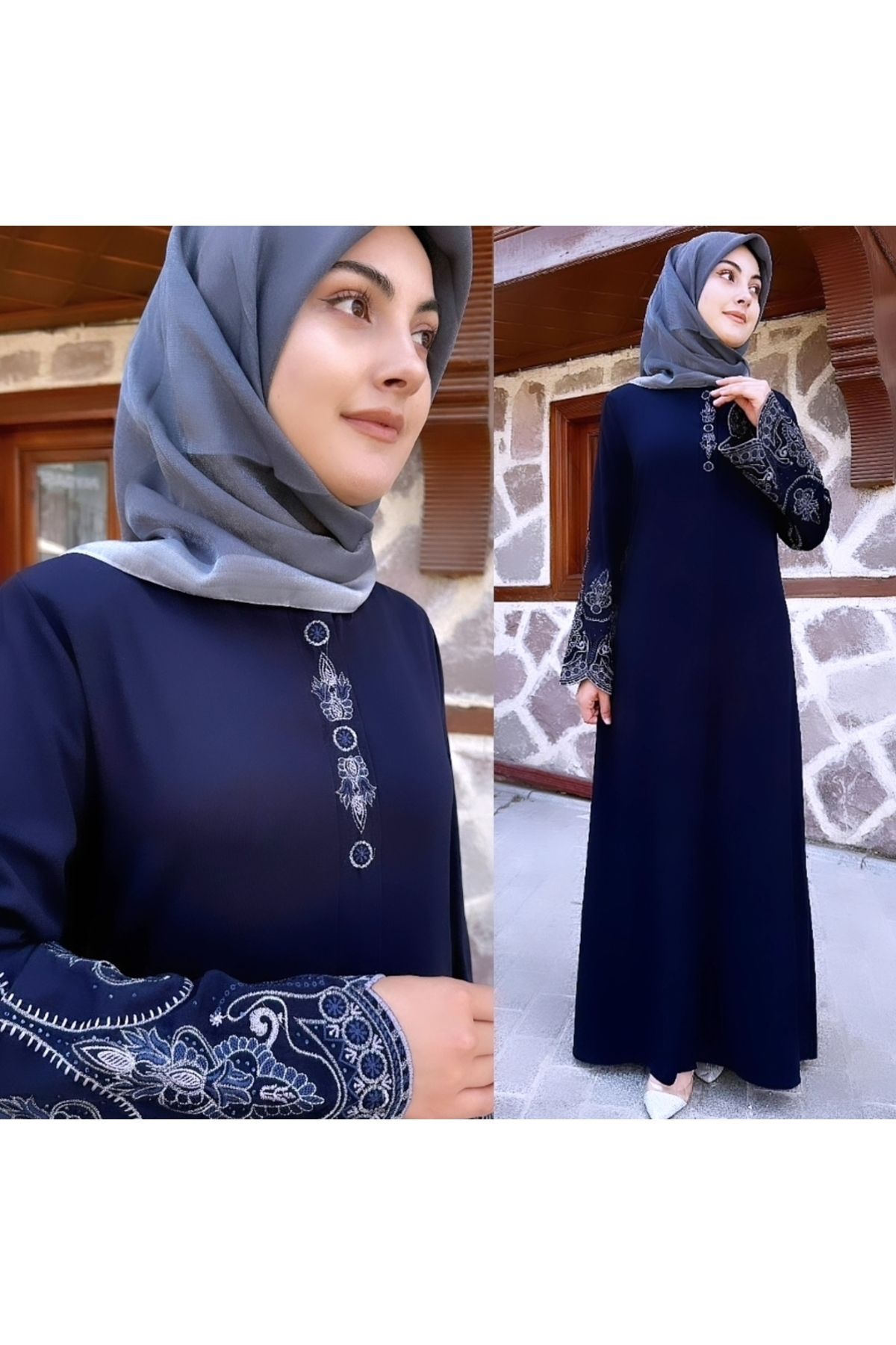 sümeyra Yaldiz nakış işleme yazlık ferace