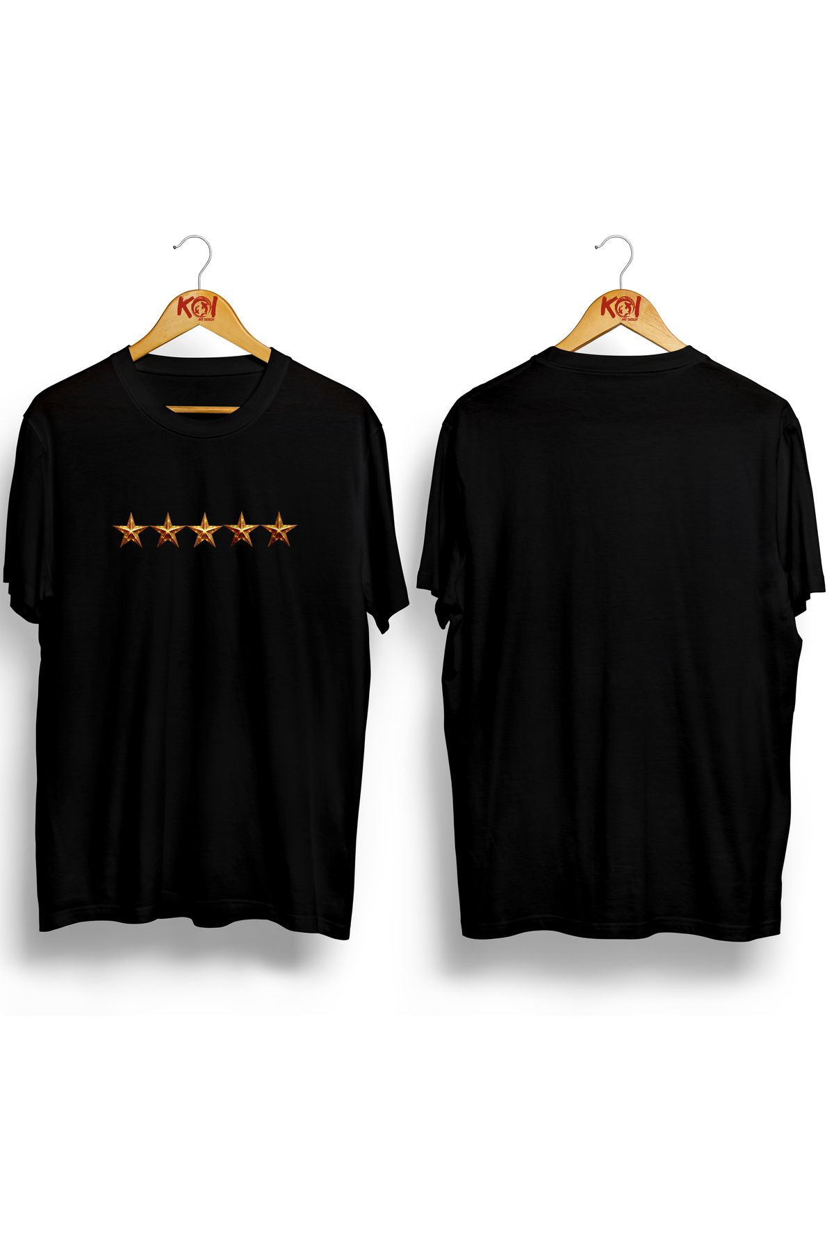 Butik Beş Yıldız Ultras / Erkek Siyah Renk T-Shirt / %100 Pamuk Premium Quality / Regular Fit