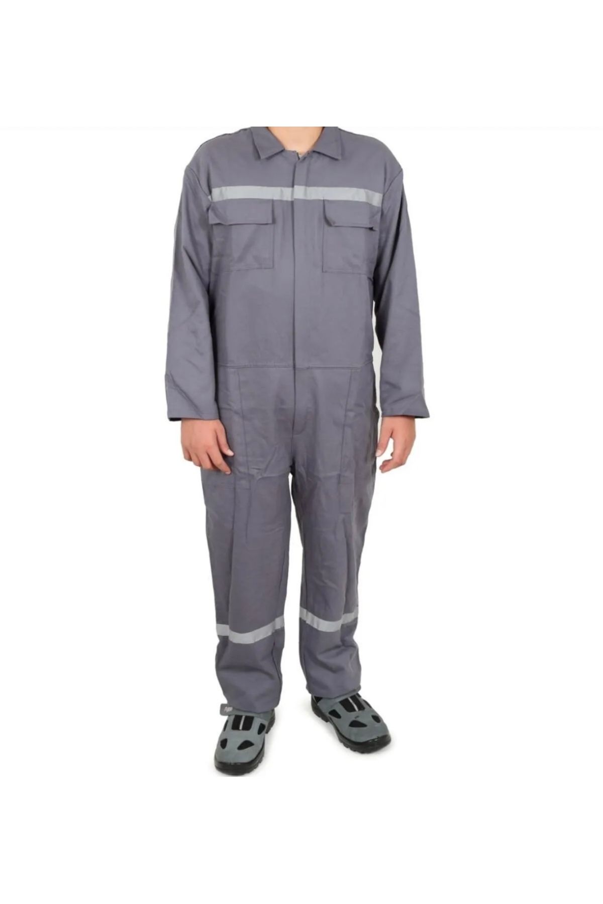 KORU İŞ SAFETY Koru İş Safety 16x12 Boy Tulum Gri