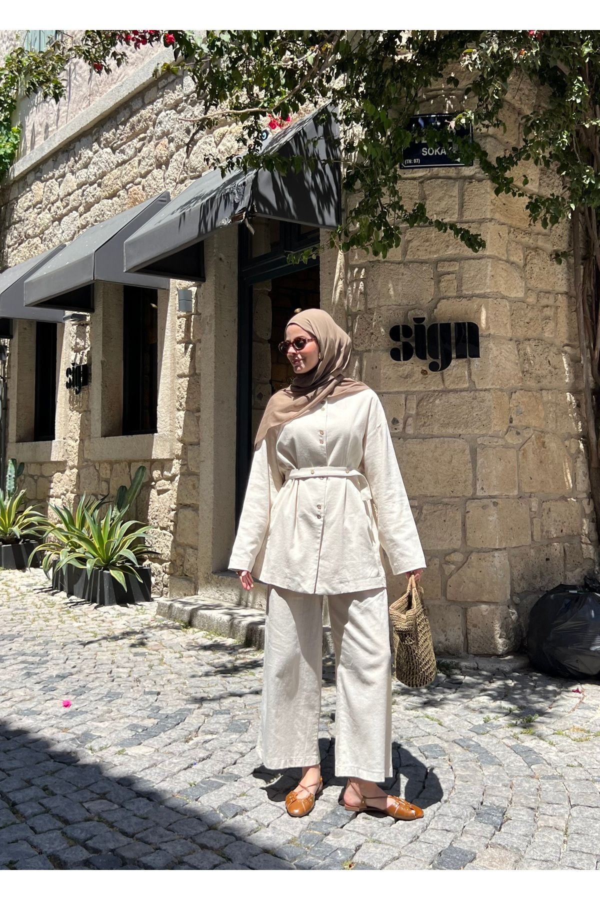 MODA AKSA ROİ KİMONO CEKET TAKIM