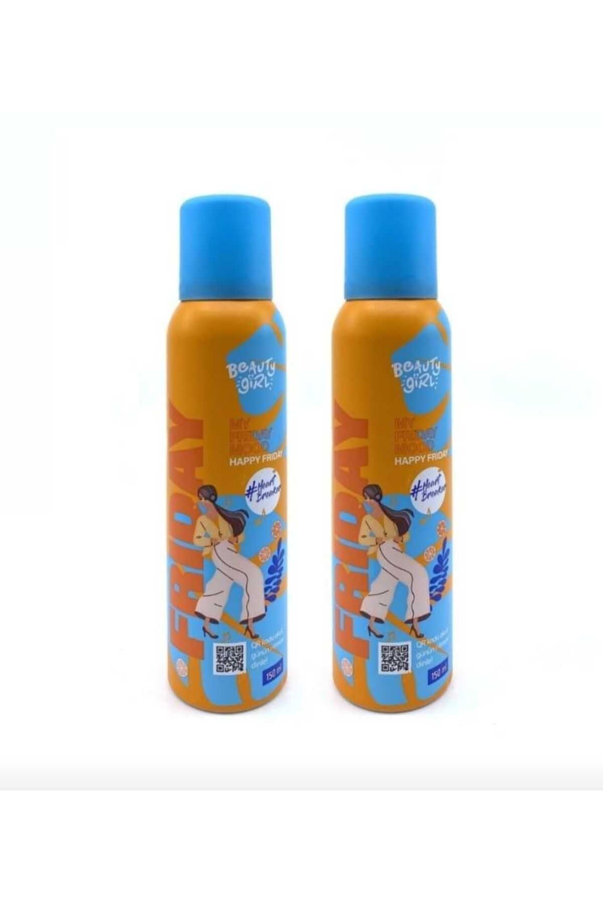 beauty girl Happy Friday Deodorant 150 ml 2 adet