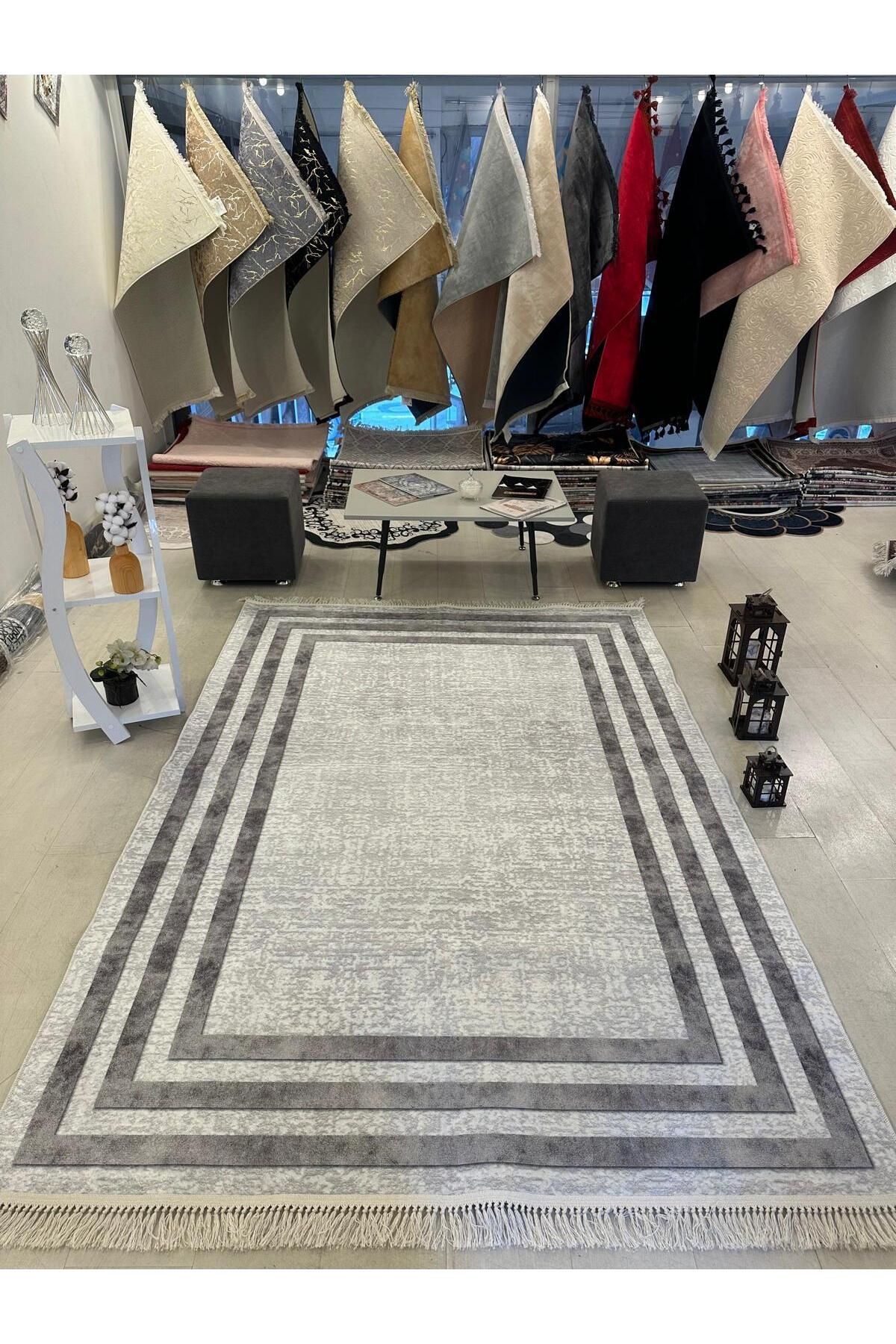 Home Dijital Baskılı Halı Modern Desen Kaymaz Taban Makinede Yıkanabilir Salon Mutfak Halısı