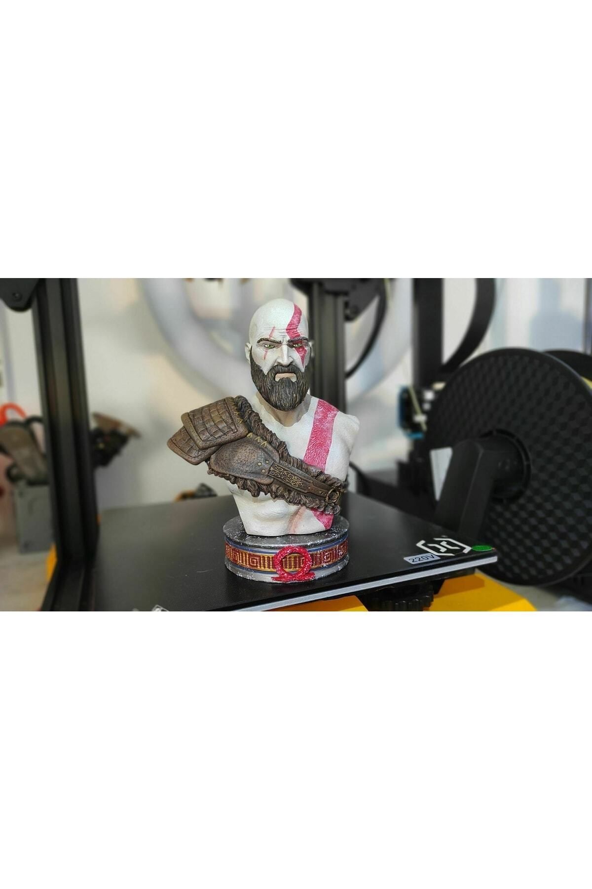 PEMİNİ God Of War Kratos Büst Figürü (13cm )