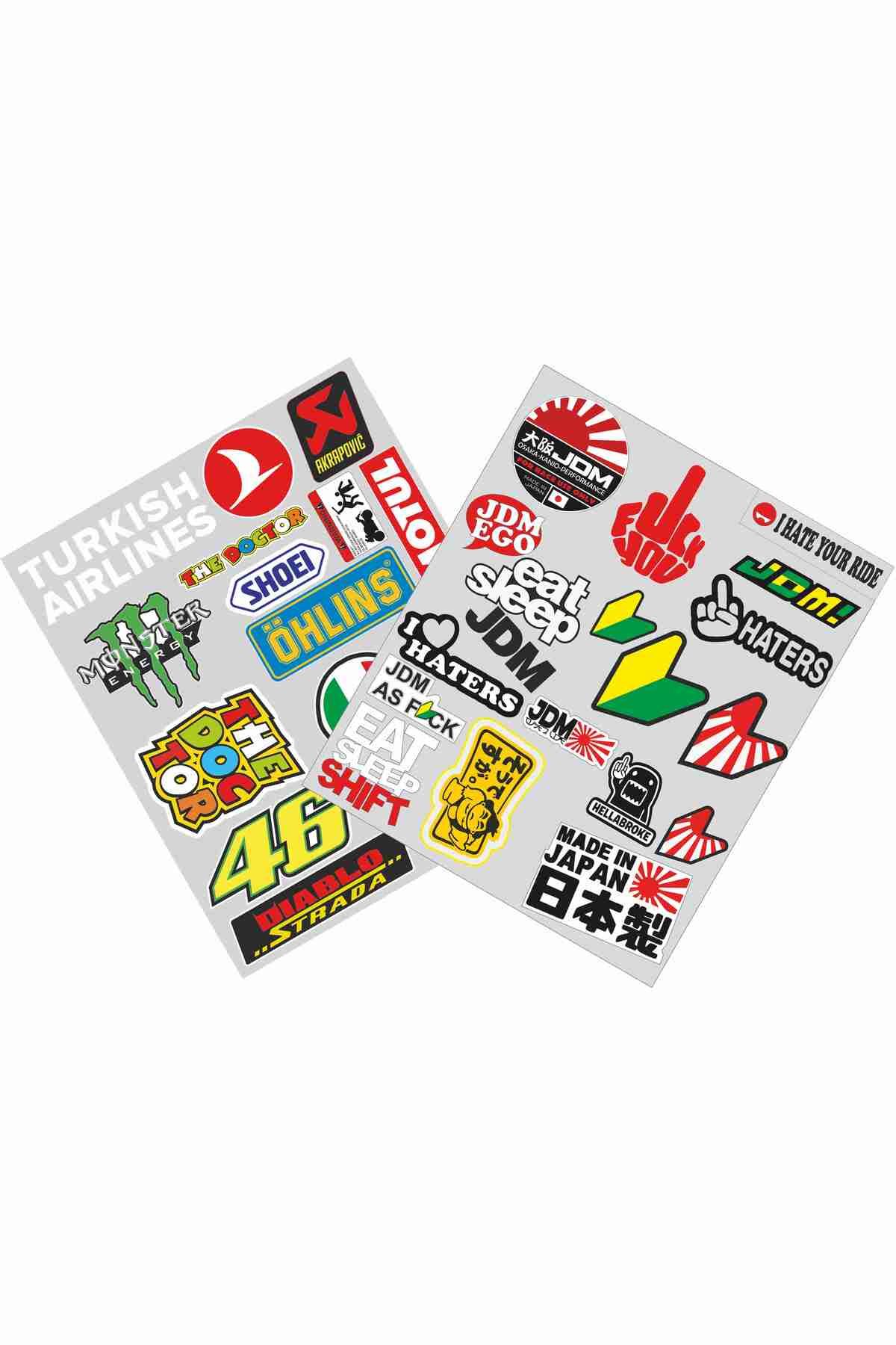 UBGA GIFT Tarzına Gaz Ver! 2’li Sponsor Sticker Paketi –