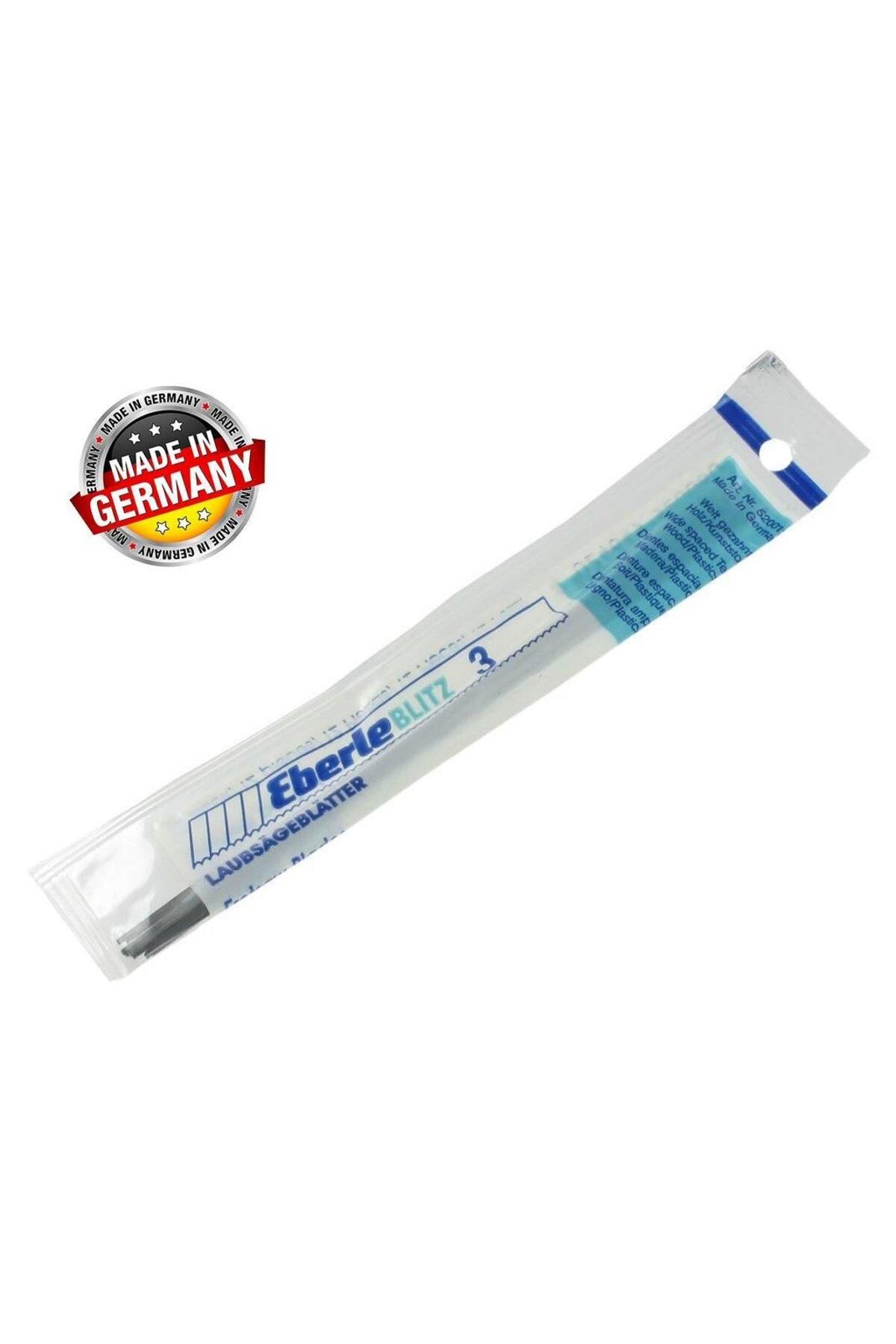 NEZADE STORE Eberle Blitz Düz Ahşap Kıl Testere Ucu No 4 (12 Adet)