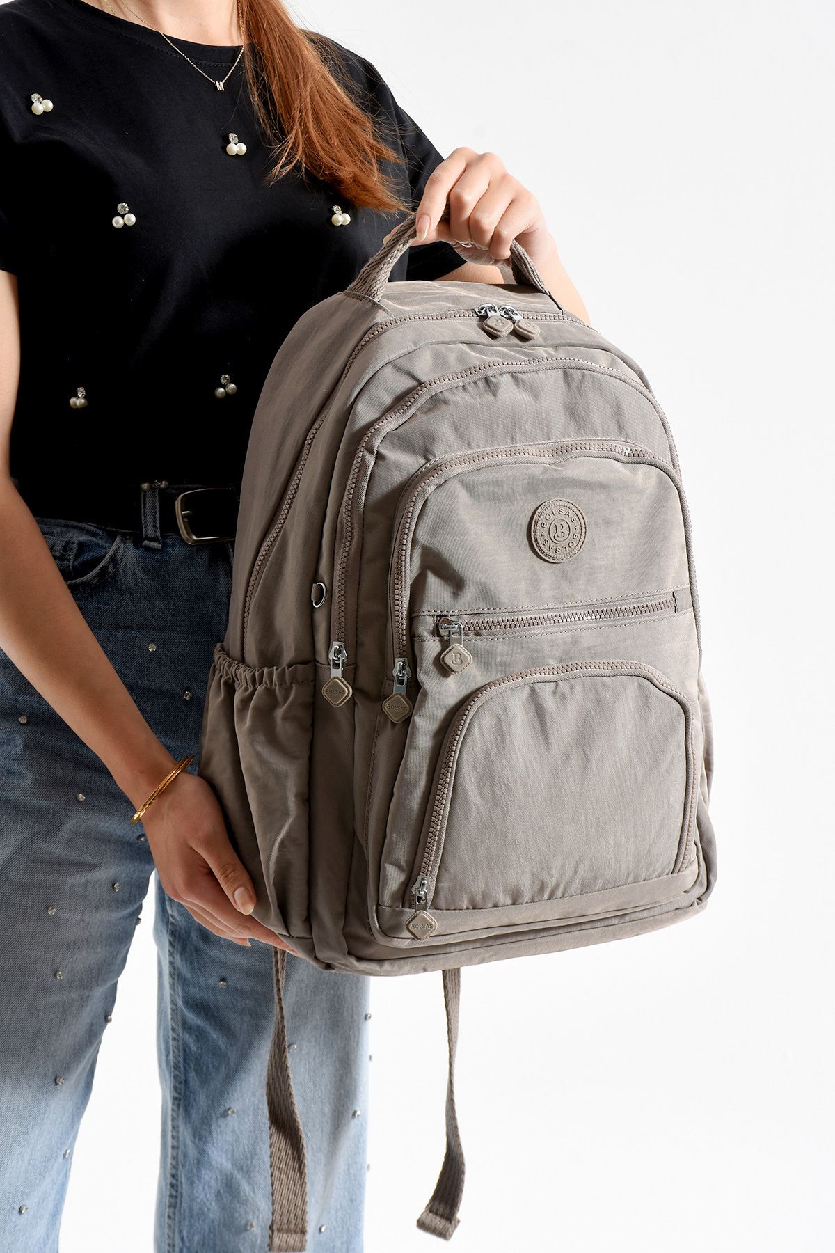 çantamgelsin BOLSAS MEGA Unisex Çok Gözlü Günlük Seyahat VE Okul Sırt Çantası