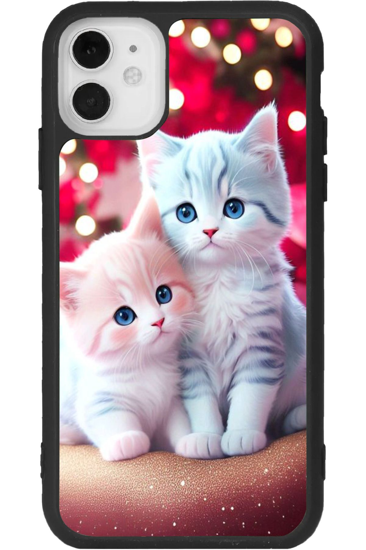 Aksel Kılıf iphone 12 Uyumlu Baskılı, Mat Siyah Renk, Yumuşak Silikon, Koruyucu, Şok Emici Kapak, Kılıf