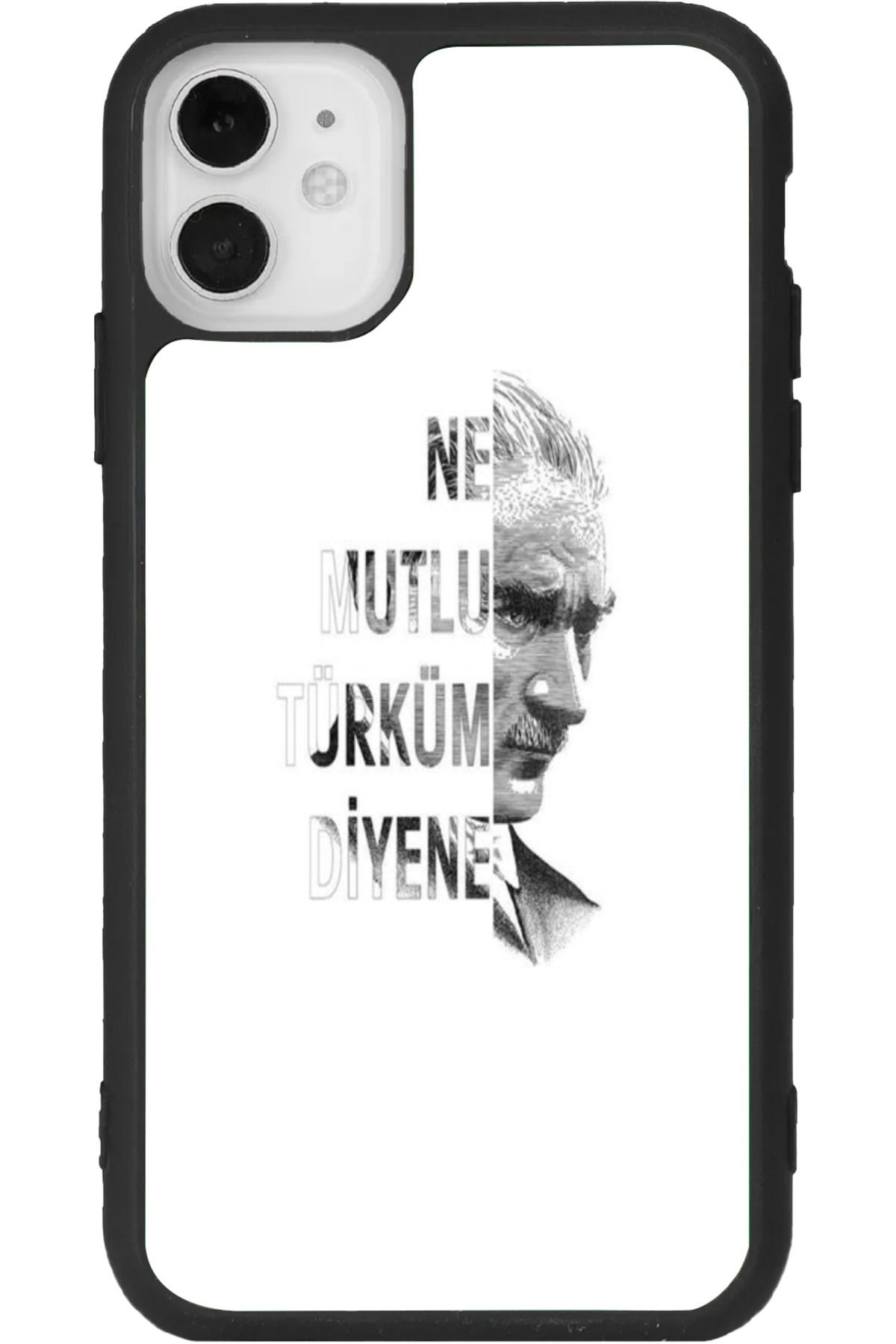 Aksel Kılıf iphone 12 Uyumlu Baskılı, Mat Siyah Renk, Yumuşak Silikon, Koruyucu, Şok Emici Kapak, Kılıf