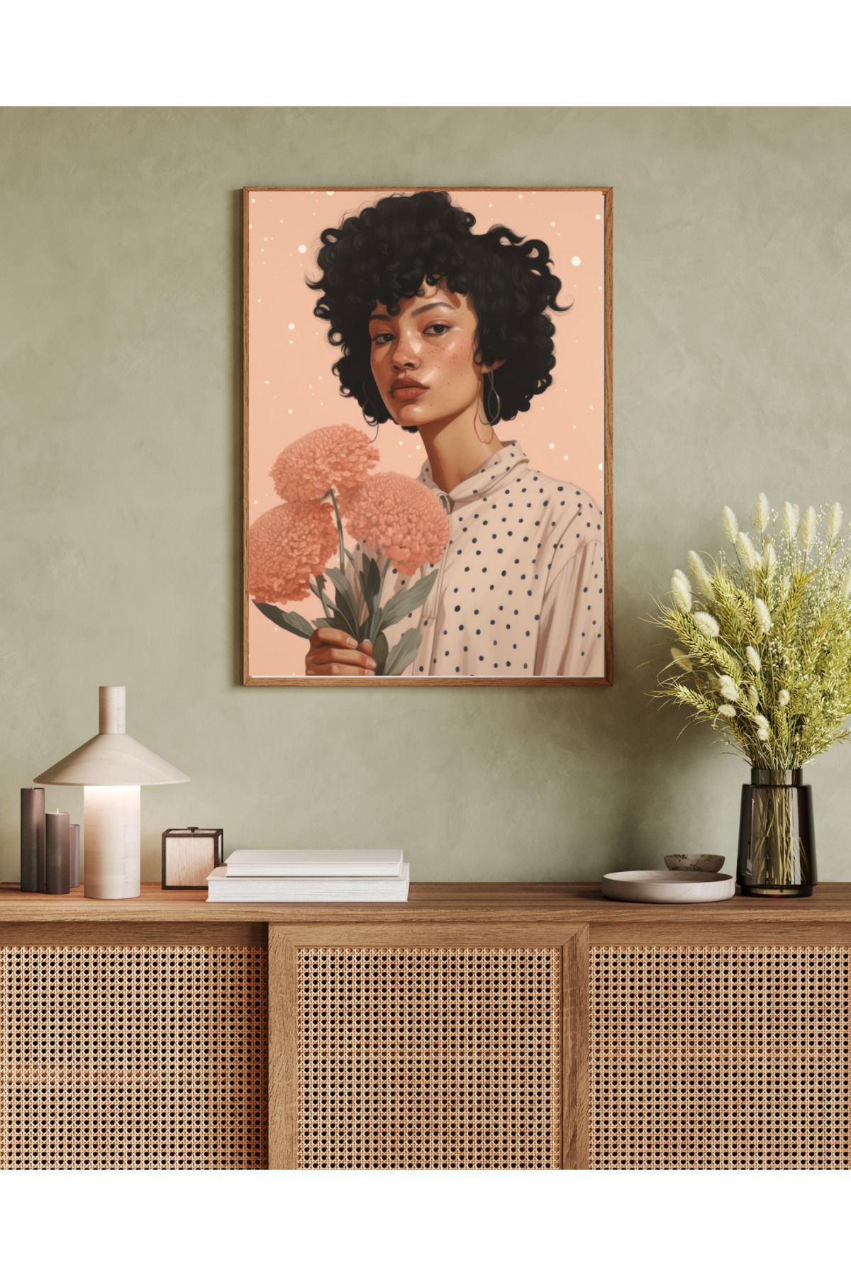 woodhomeworks tek parça salon ofis dekor tablo