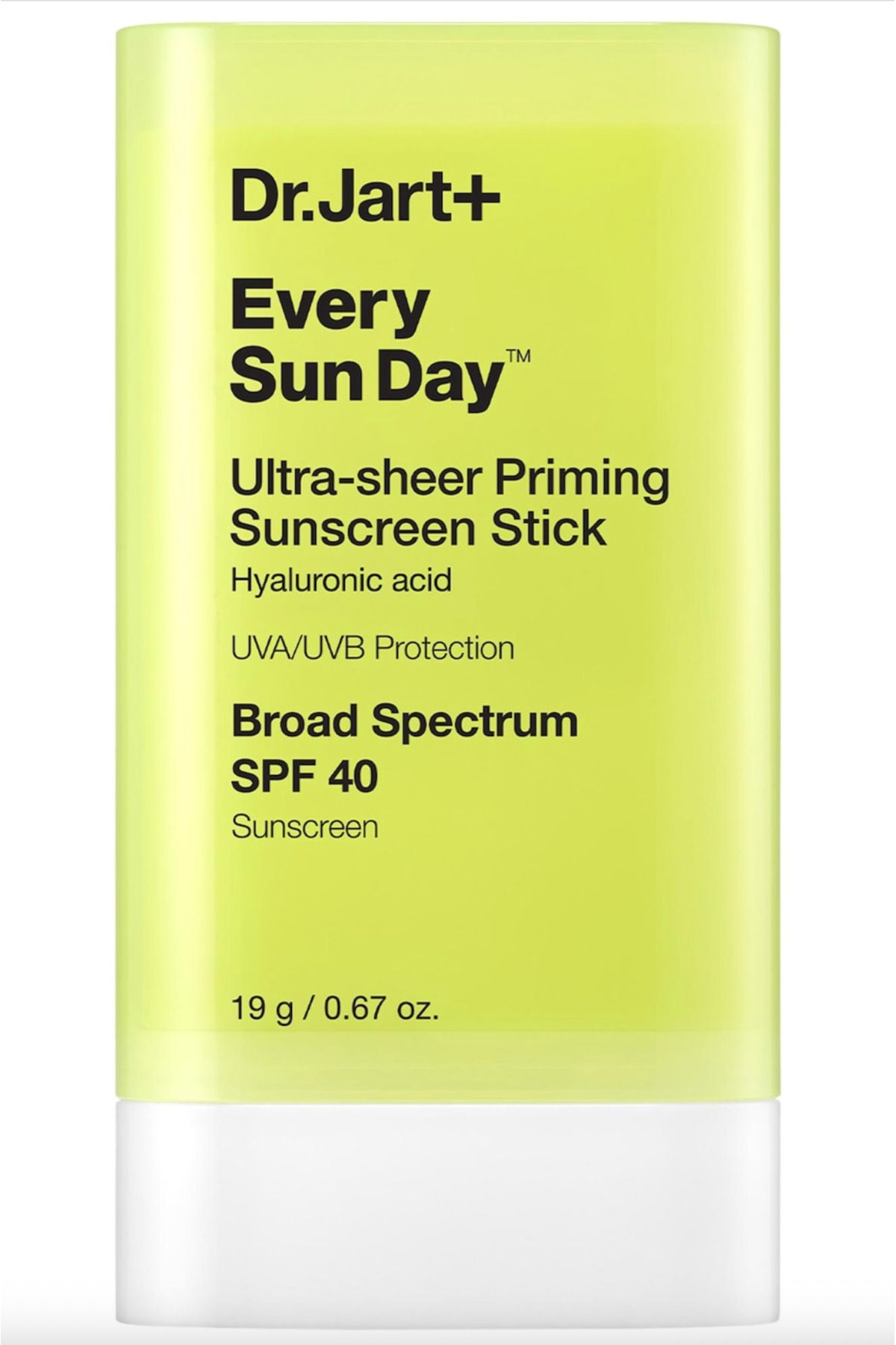 Dr. Jart+ Every Sun Day™ Invisible Korean Sunscreen Stick SPF 40 0.67 oz / 19 g