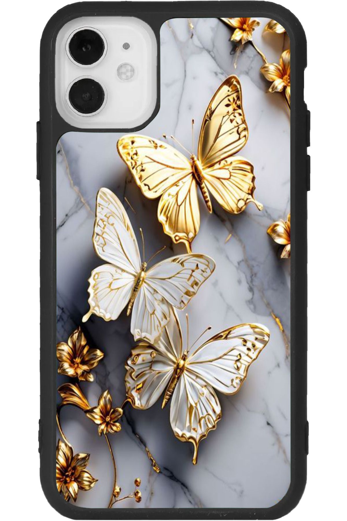Aksel Kılıf iphone 12 Uyumlu Baskılı, Mat Siyah Renk, Yumuşak Silikon, Koruyucu, Şok Emici Kapak, Kılıf