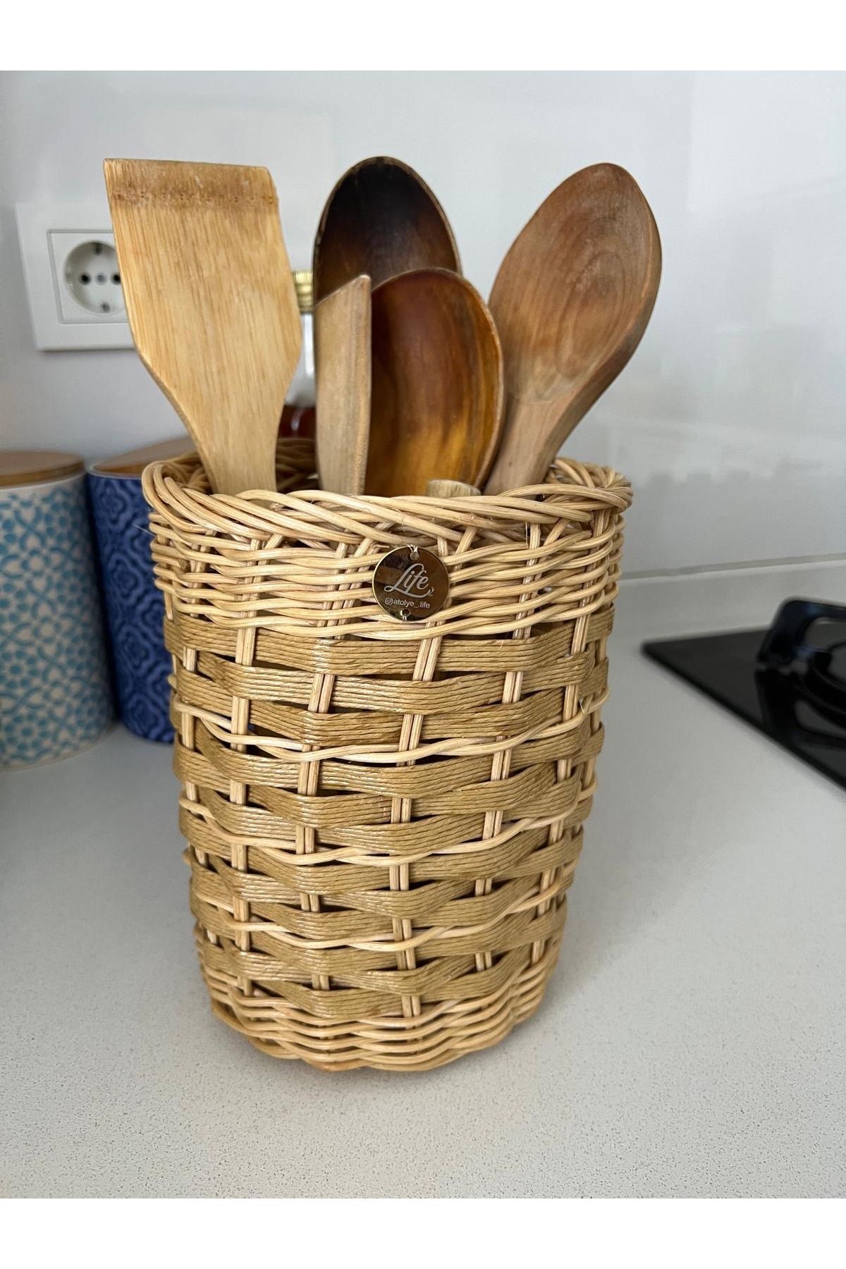 ABAD.HANDMADE Rattan çok amaçlı organize
