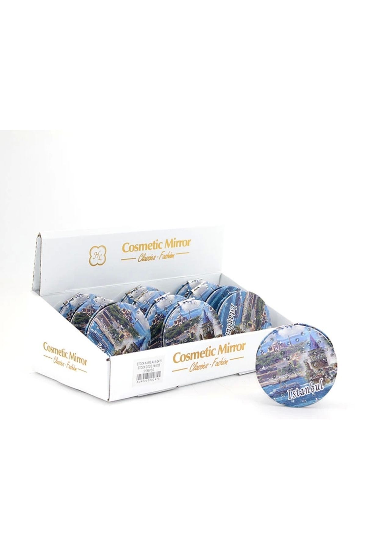 Generic Taşlı İstanbul Tasarımı El Aynası İnce Model 1