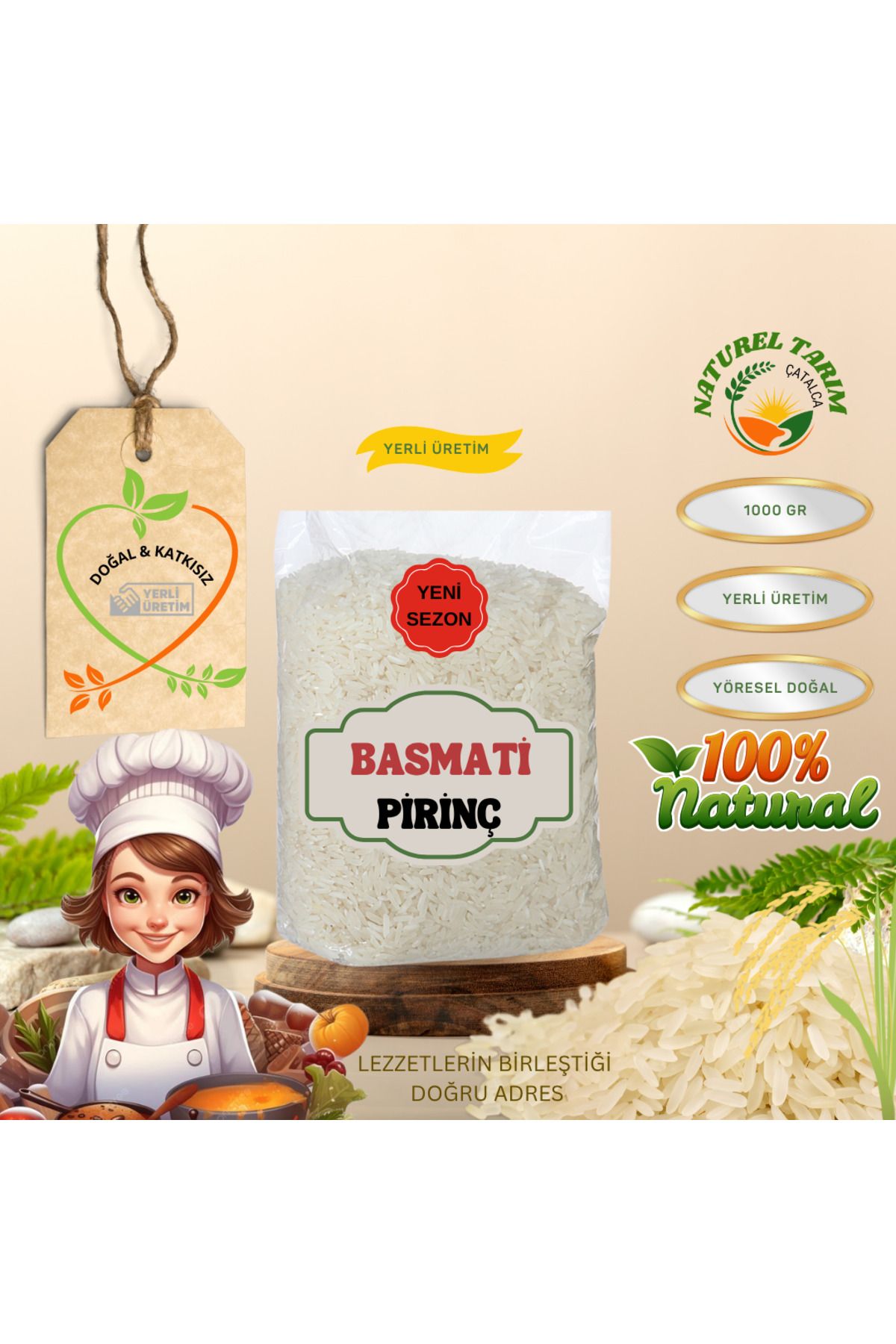 NATUREL YERLİ BASMATİ PİRİNÇ ( YENİ SEZON )