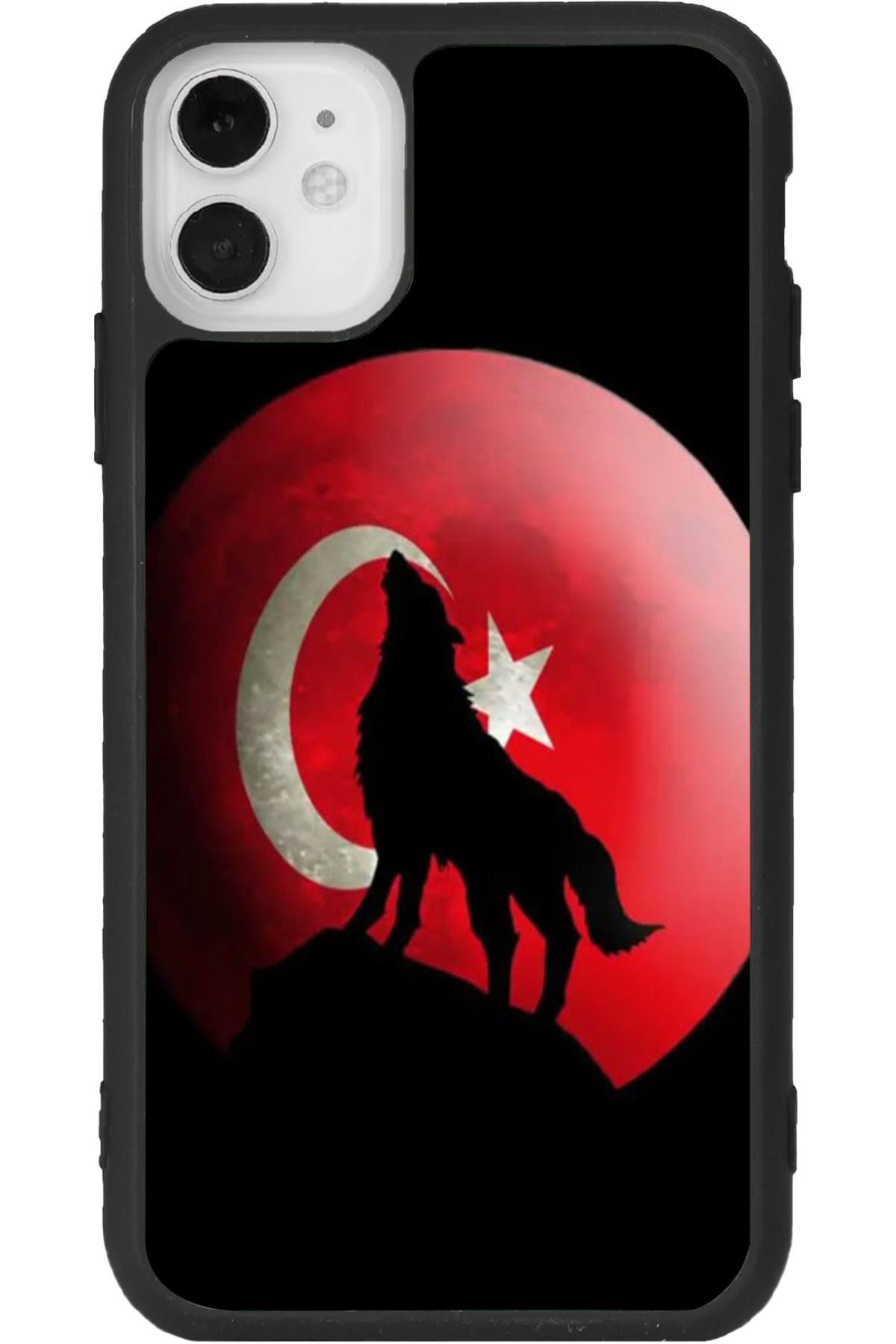 Aksel Kılıf iphone 12 Uyumlu Baskılı, Mat Siyah Renk, Yumuşak Silikon, Koruyucu, Şok Emici Kapak, Kılıf
