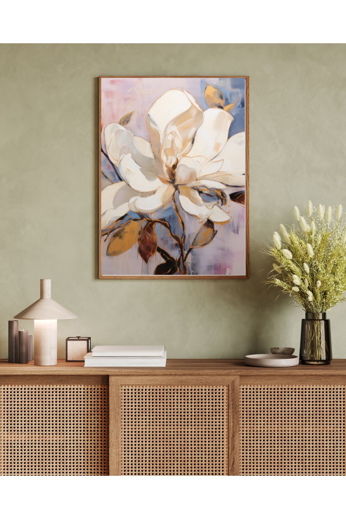 woodhomeworks tek parça salon ofis dekor tablo