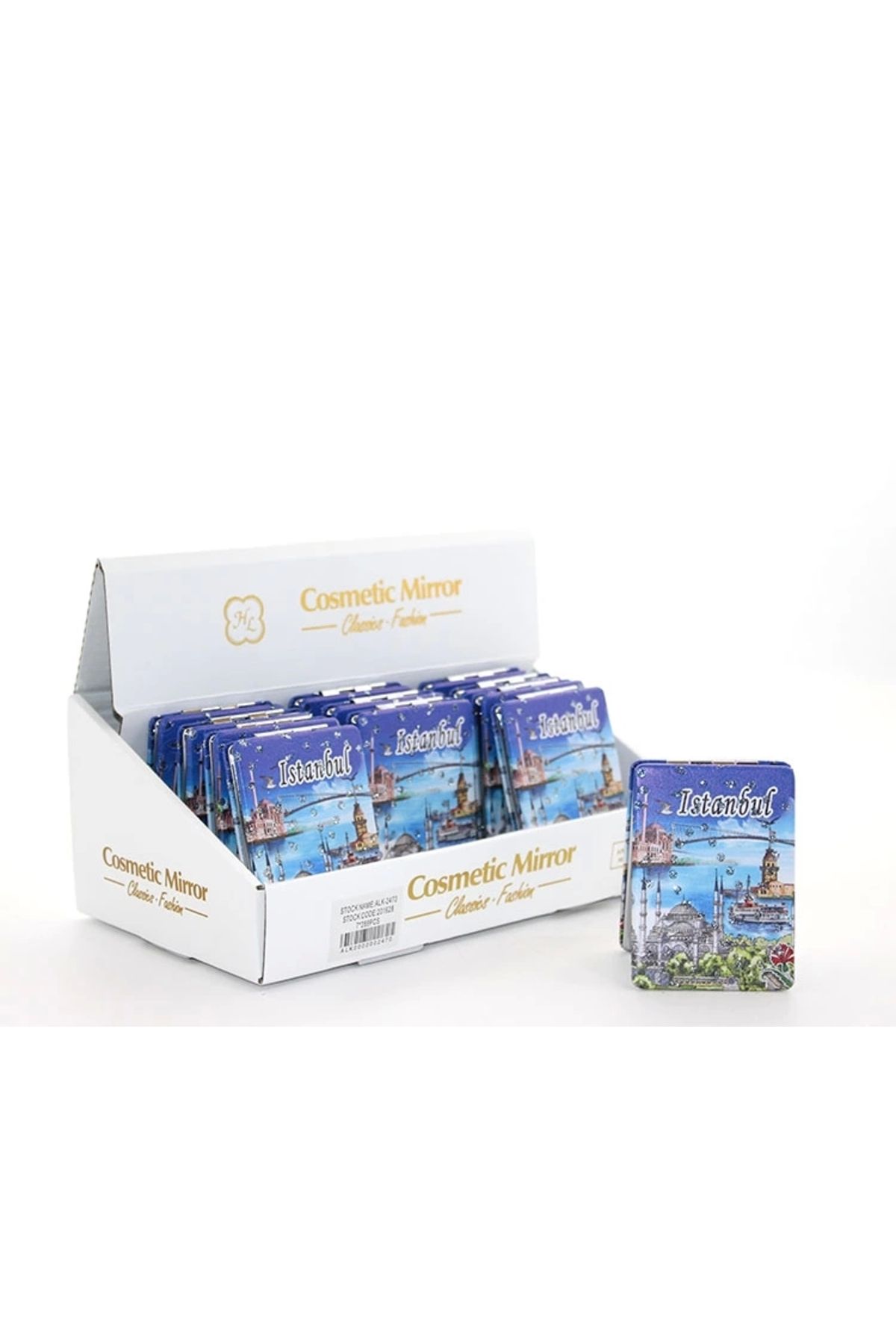Generic Taşlı İstanbul Tasarımı El Aynası İnce Model 7