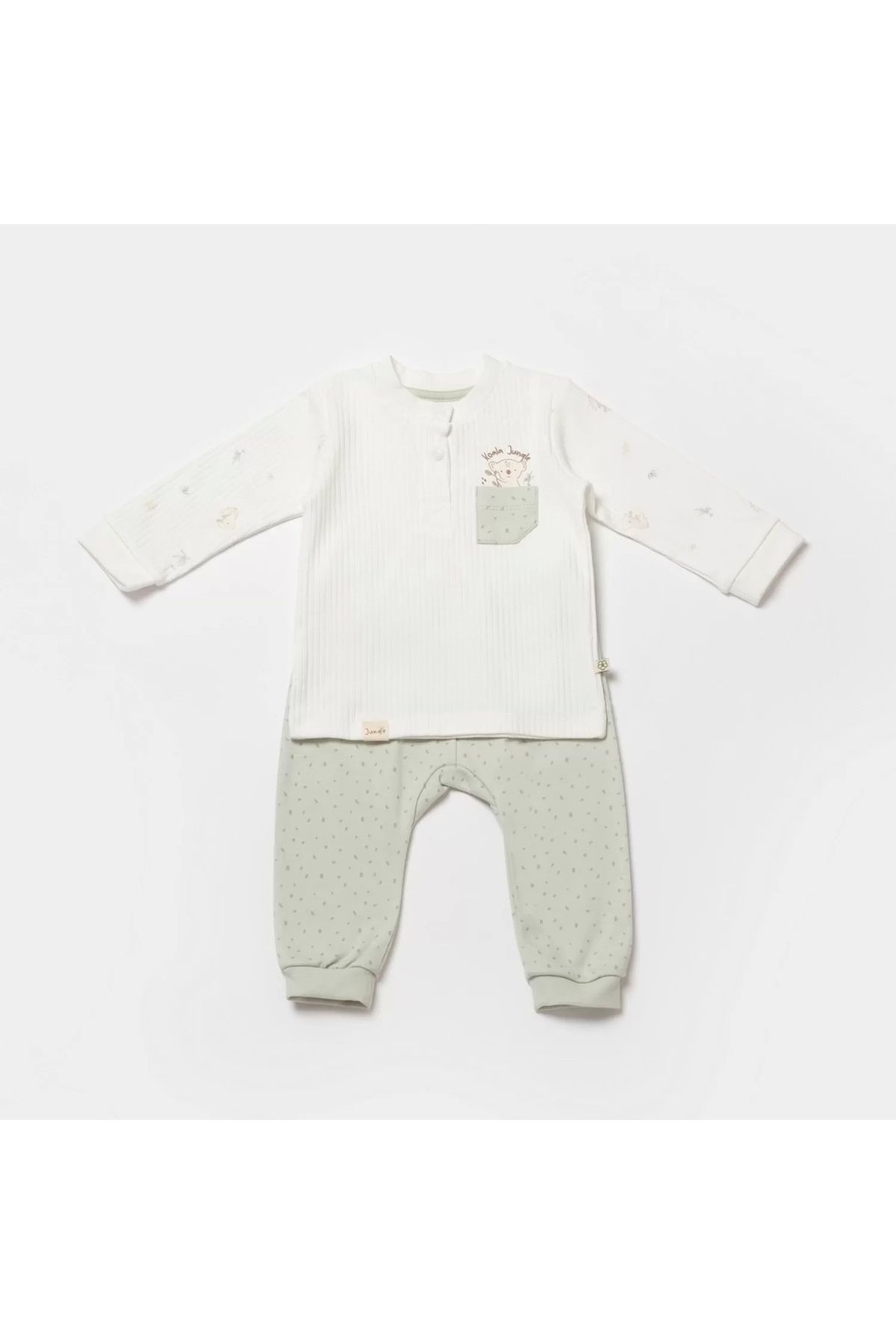 Moon wear Koala Jungle 2'li Bebek Takım Mint