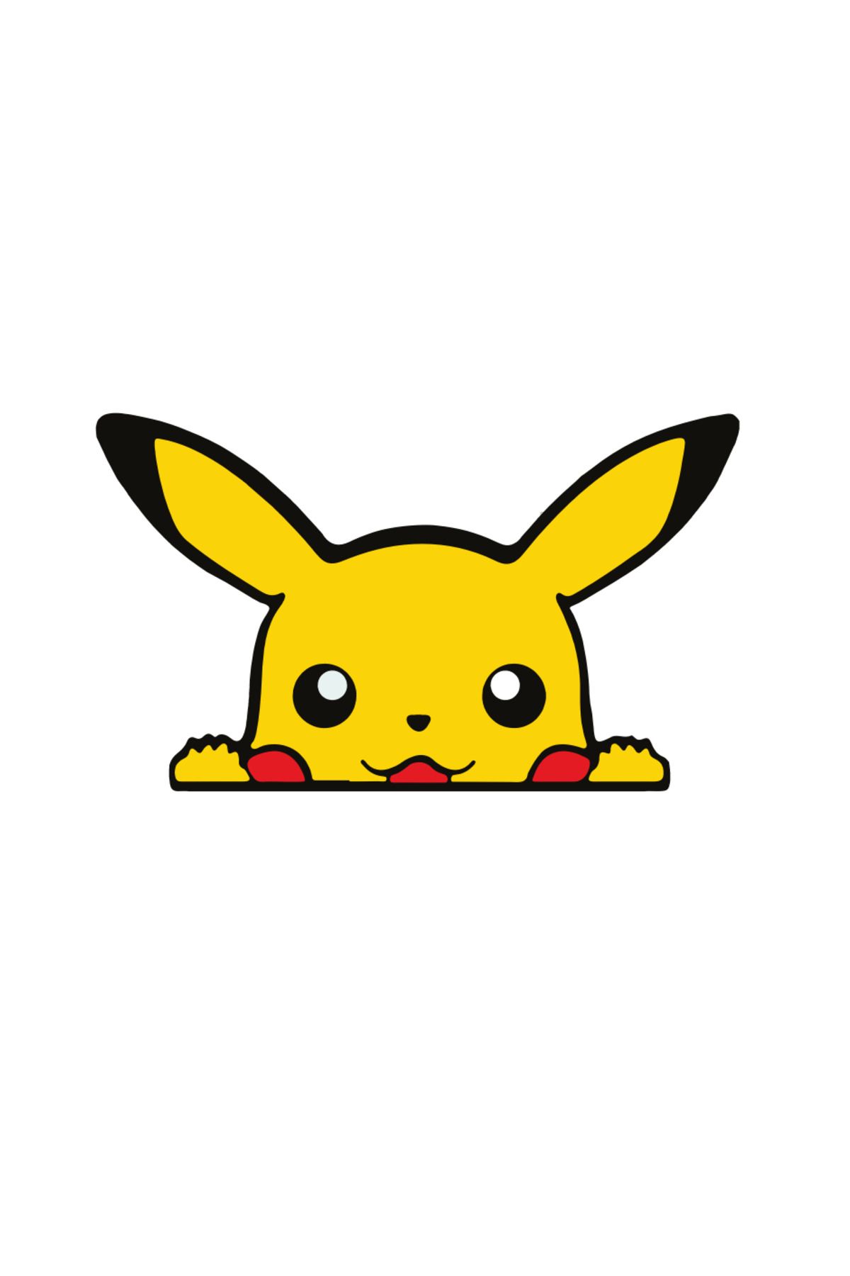 Nenya Pika Pika Motorsiklet, Laptop, Kask, Araba Sticker 15x9 Cm