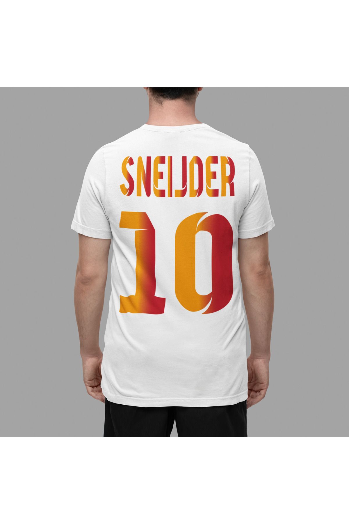 Biy Store Wesley Sneijder efsane sırt futbol forma baskılı unisex kısa kollu erkek tişört kadın t-shirt