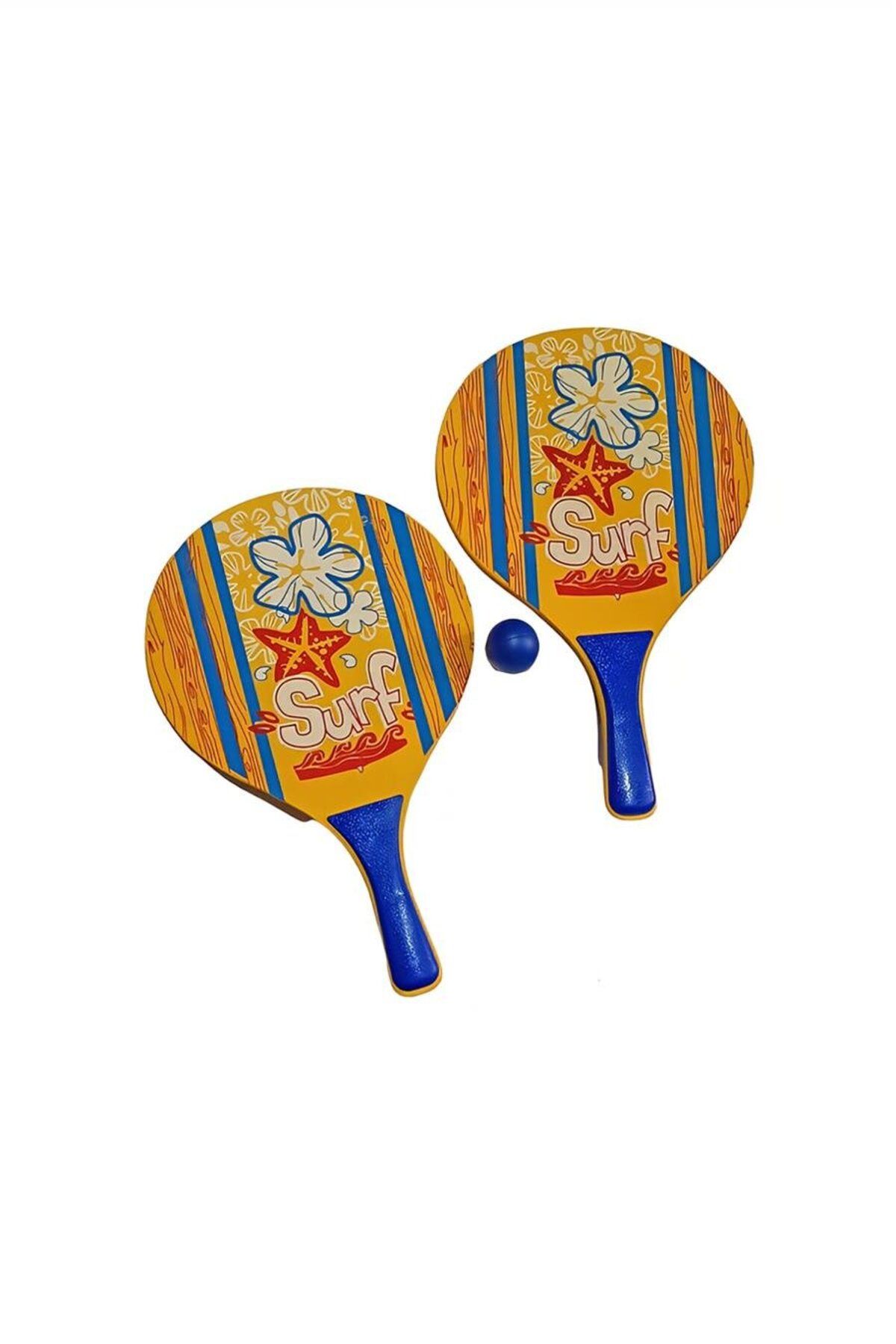 playzone KZL-3394 BEACHBALL TAHTA RAKET FILELI 24 LÜ