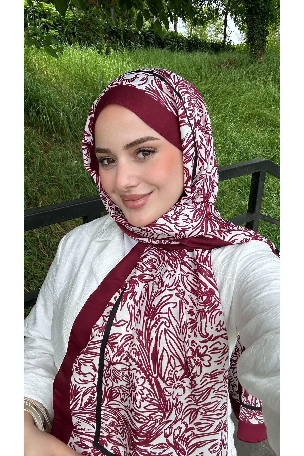 Oxygen Scarfs Touch Divan Desen İthal Pamuk Şal 2626202
