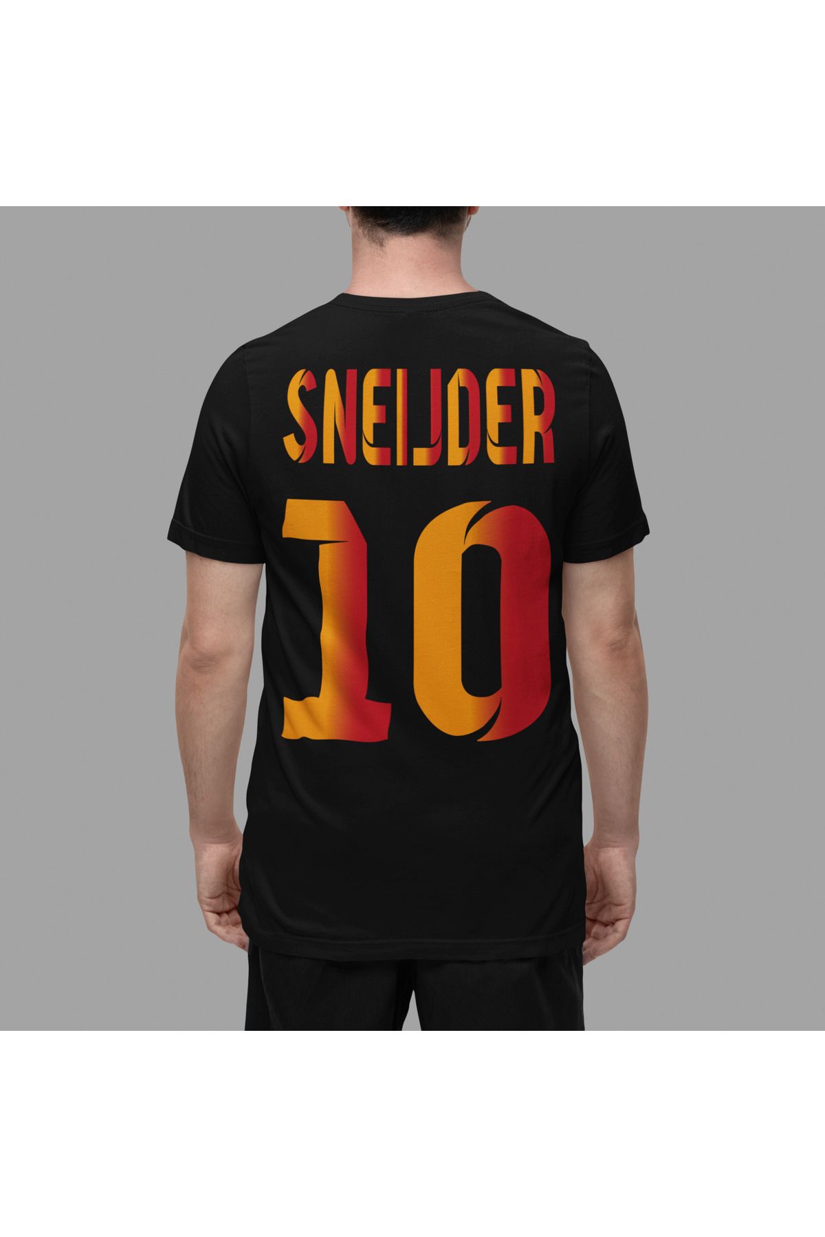 Biy Store Wesley Sneijder efsane sırt futbol forma baskılı unisex kısa kollu erkek tişört kadın t-shirt