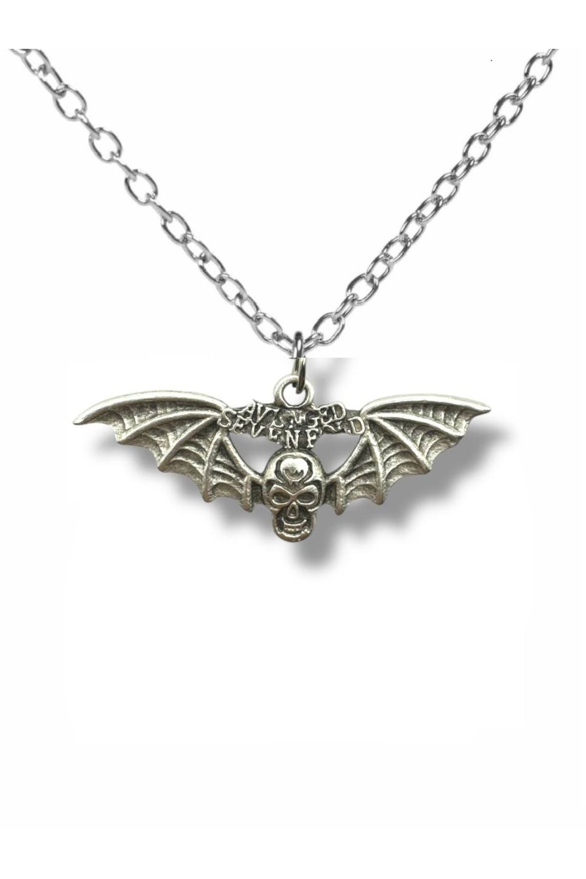 Herşey Nota Avenged Sevenfold Logo Gümüş Renk Unisex Kolye – Rock ve Metal Takı