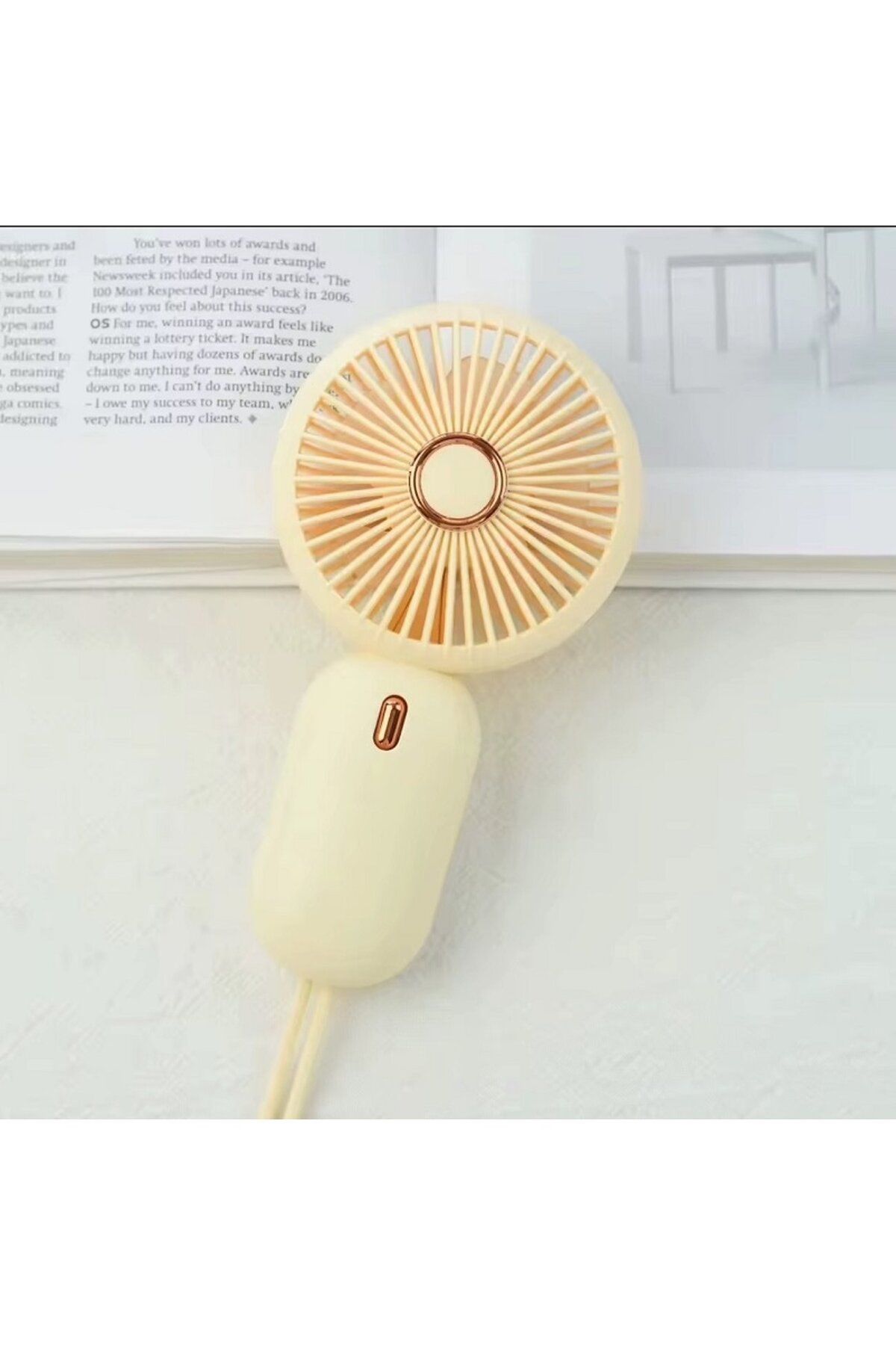 OEM Mini El Fanı Taşınabilir Şarjlı Taşıma Ipli Renli Vantilatör