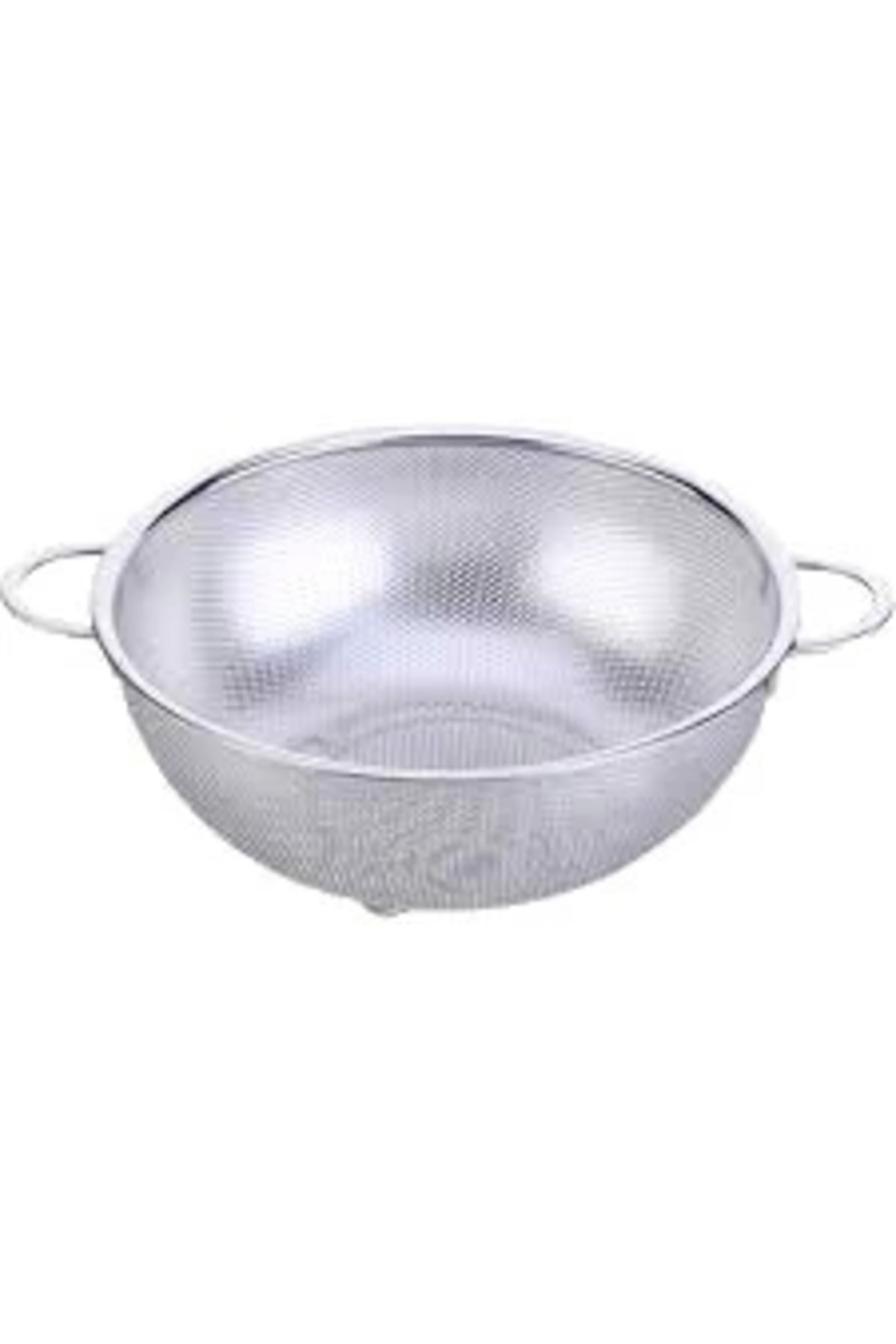Moon Metal Kulplu Çelik Sepet Süzgeç 26cm