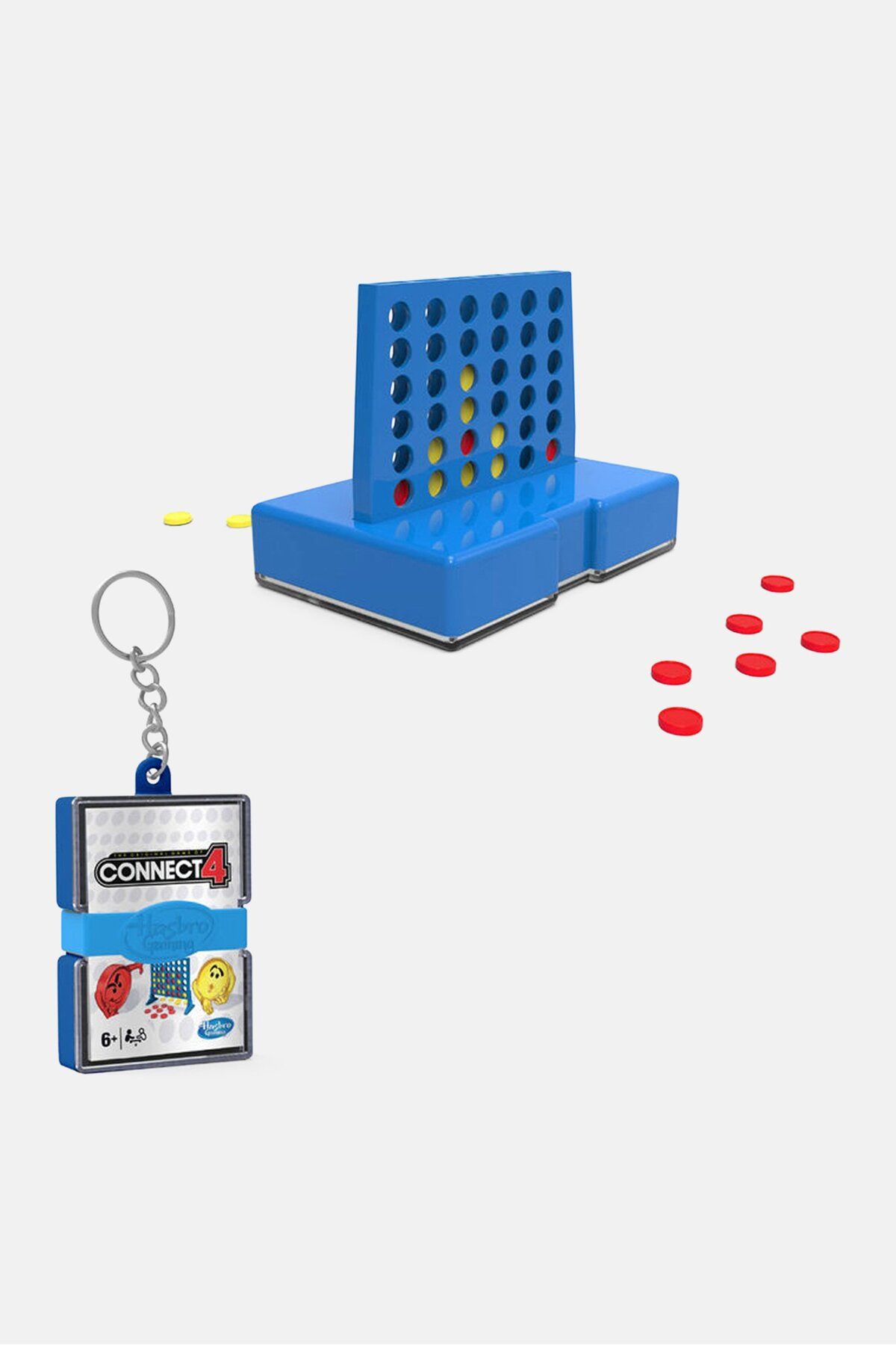 Monopoly-Hasbro Keychain Mini Duo Pack Connect 4 And Mystery Game, Assorted 5