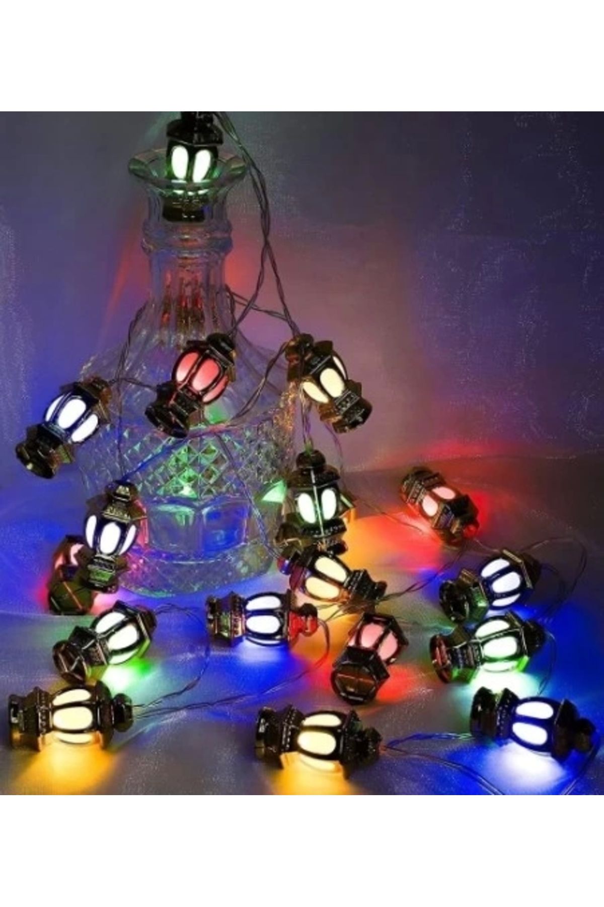 Nemere 20'li Kandil Feneri Led Işık RGB Işık