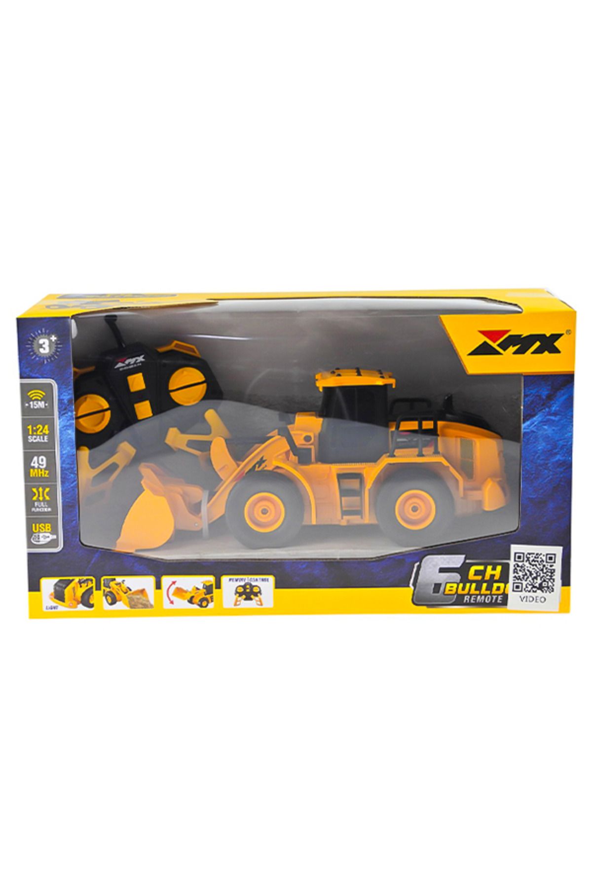 Pasifik Toys MX 6Ch Uzaktan Kumandalı Full Fonksiyonlu Şarjlı Kum Kepçe Z6810A