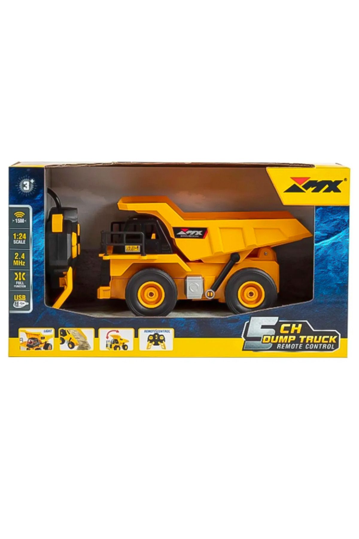 Pasifik Toys MX 5Ch Uzaktan Kumandalı Full Fonksiyonlu Şarjlı Kamyon Z6811A