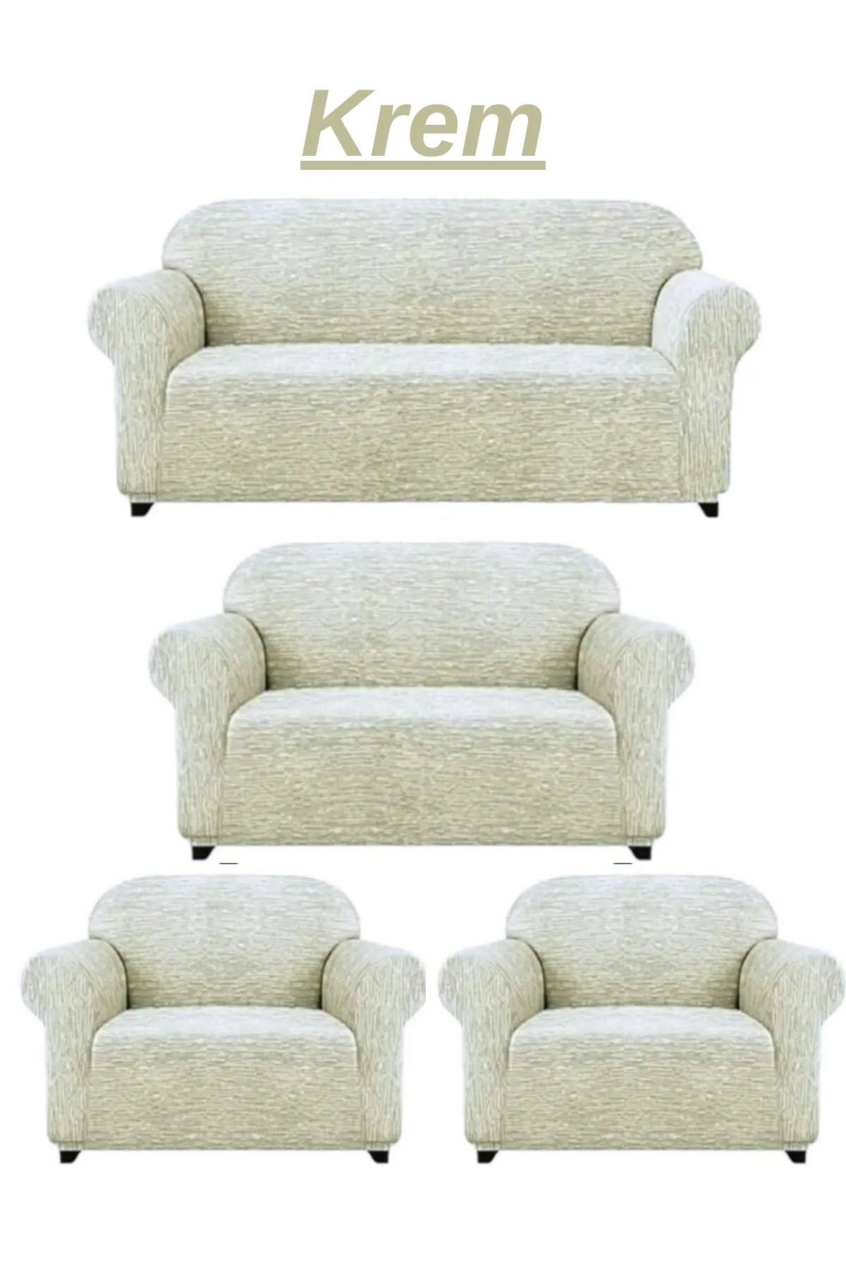 ARİFE HOME koltuk örtüsü 3211 takım lastikli esnek koltuk kılıfı sofa cover