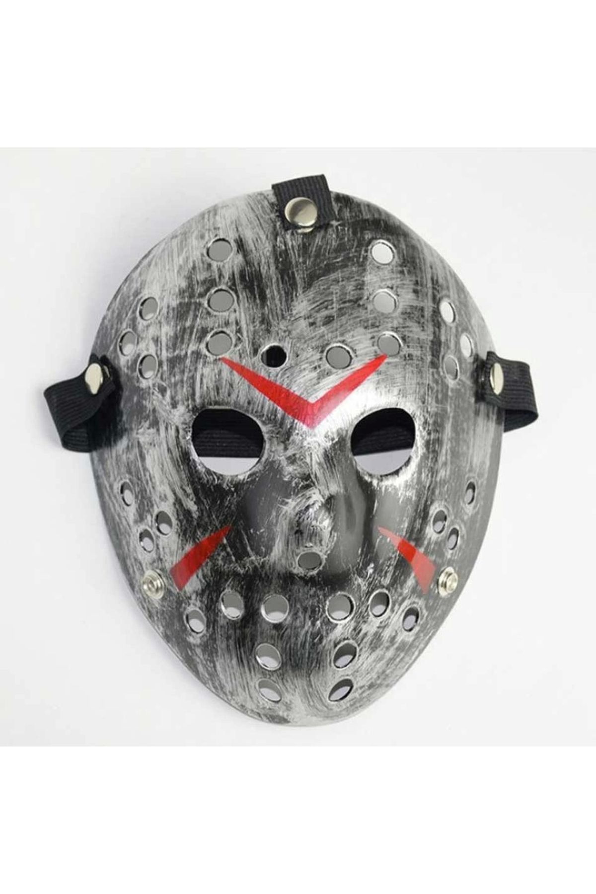 Nemere Jason Maskesi Hannibal Maskesi Metal Gümüş Renk 20x25 Cm
