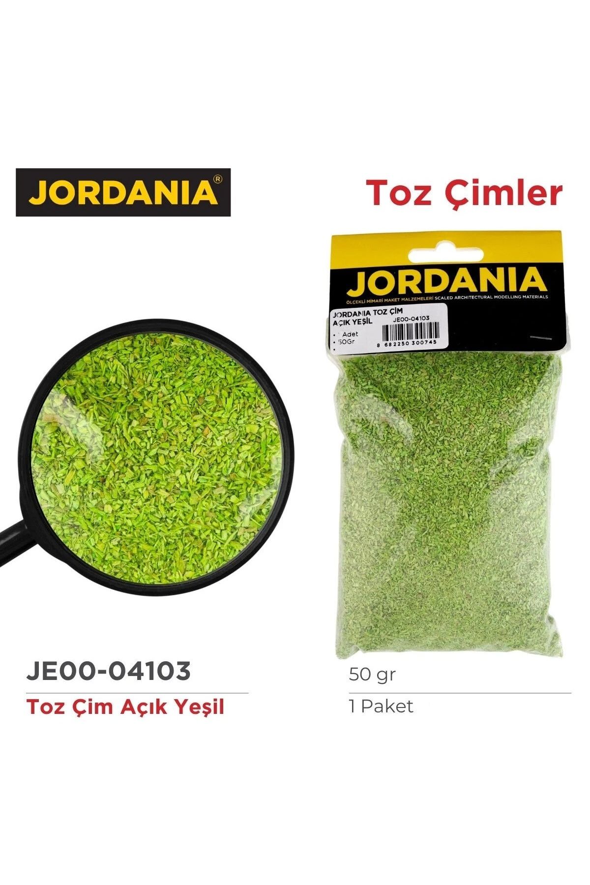 Jordania TOZ CIM ACIK YESIL 50gr JE00-04103