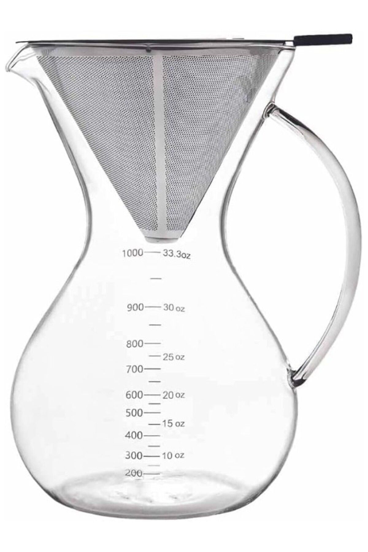 ShopZum Çelik Kahve Filtresi - Tekrar Kullanılabilir Huni Filtre