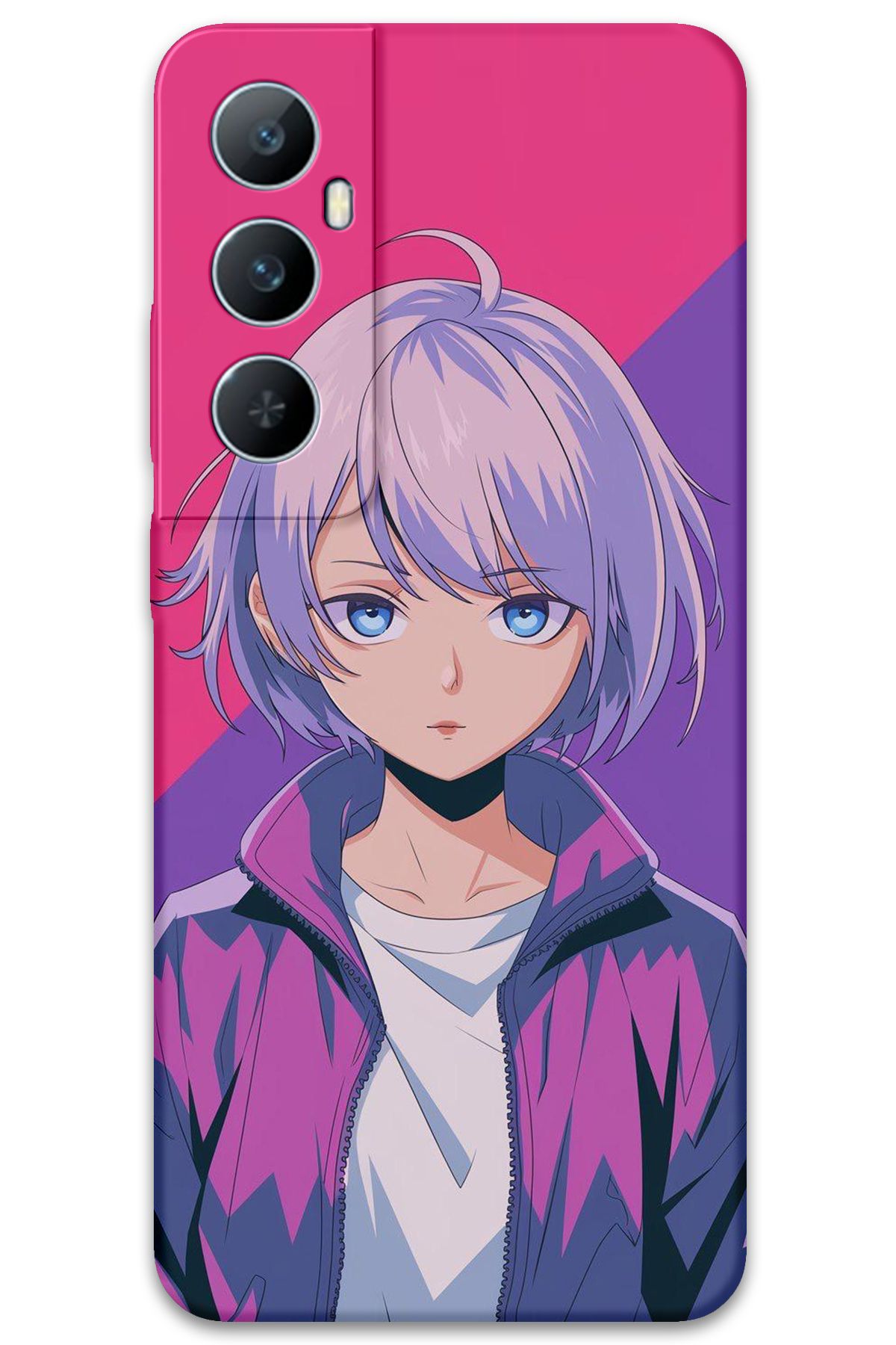 Gramaphone Realme C65 Uyumlu Anime Desenli Telefon Kılıfı + Ekran Koruyucu - 5742