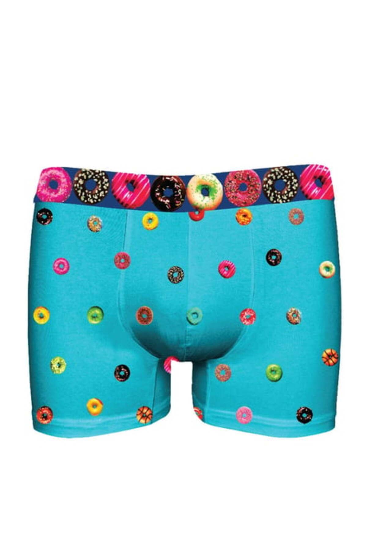 John Frank Lastiği Baskılı Modal Erkek Boxer JFBDWPMOD500-MIDI DONUTS