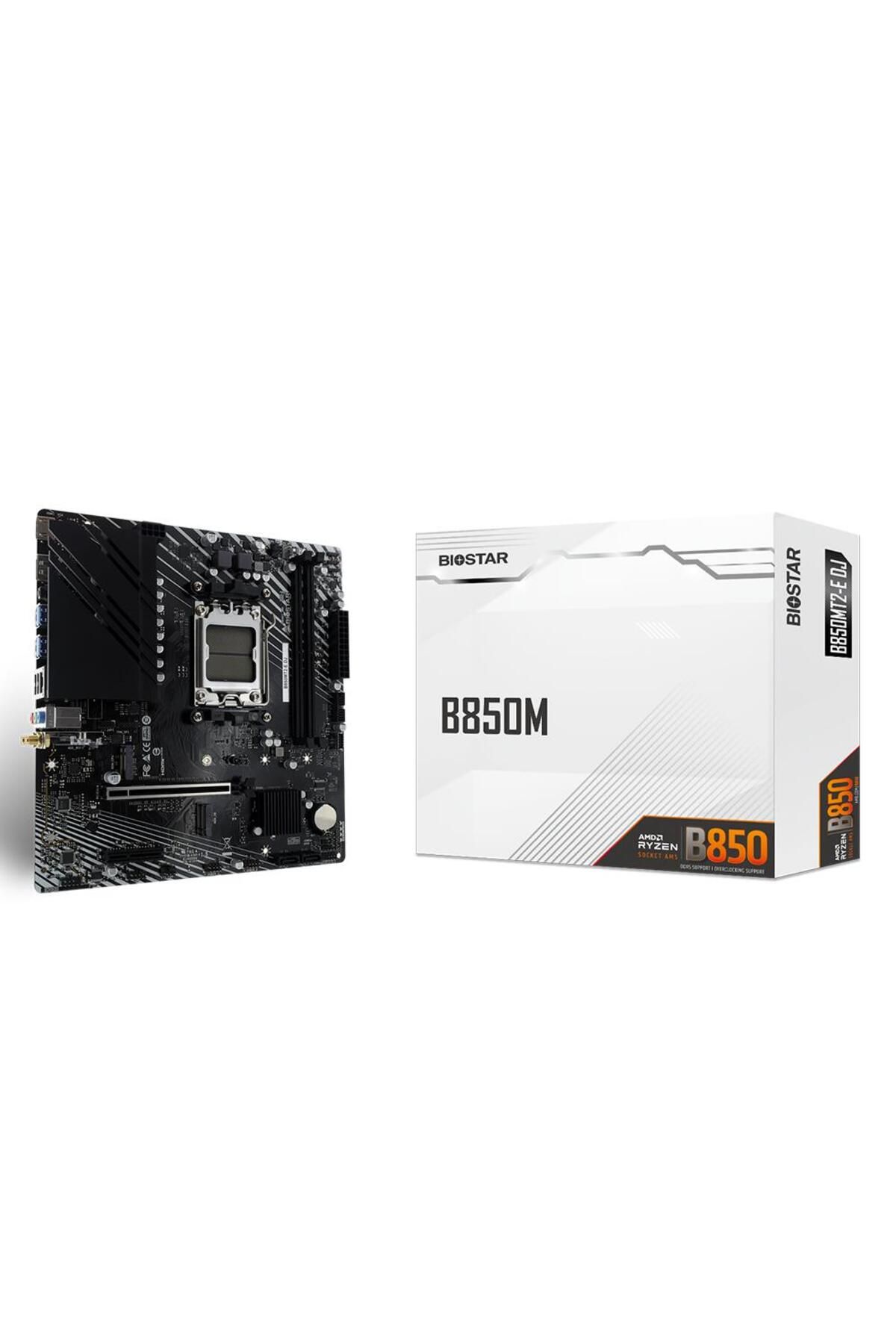 Biostar B850MT2-E DJ 8000MHz DDR5 mATX AM5 Anakart