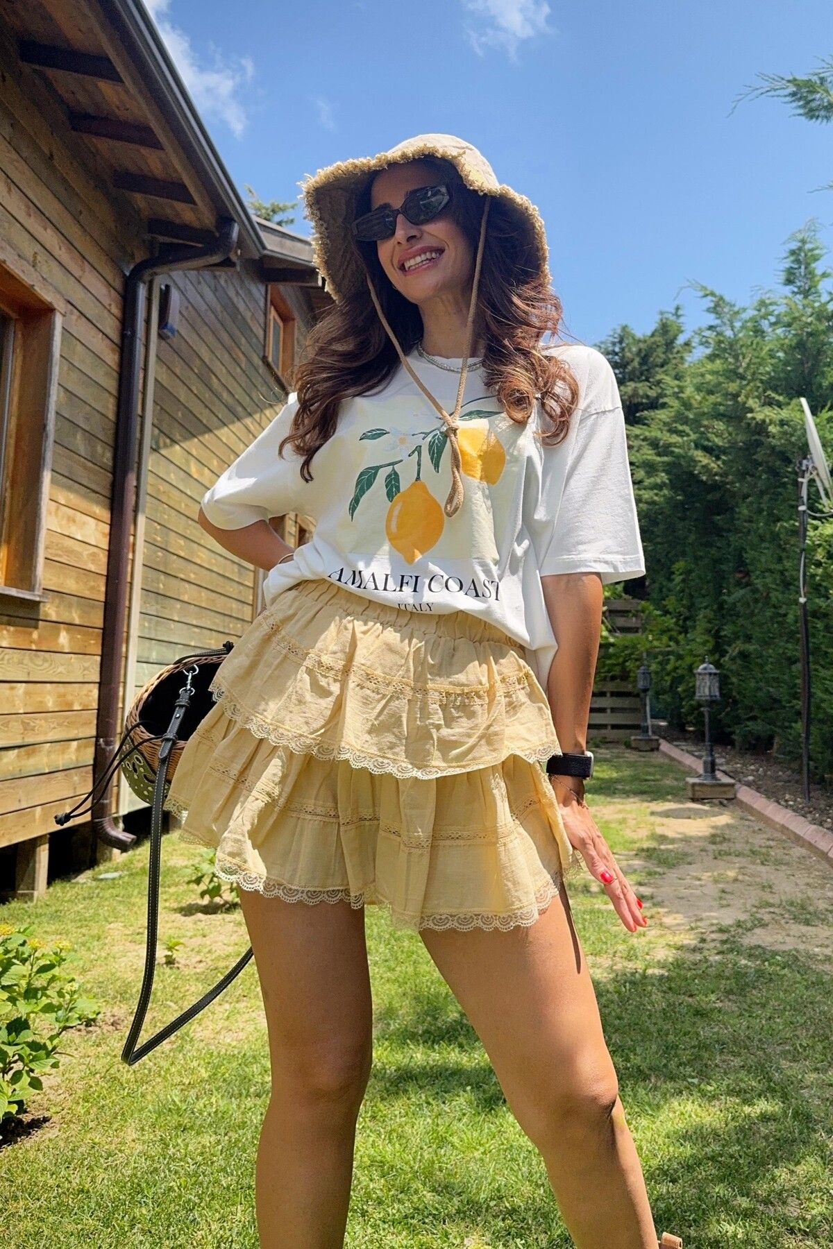 Clothing palette AMALFI COAST BASKILI TİŞÖRT