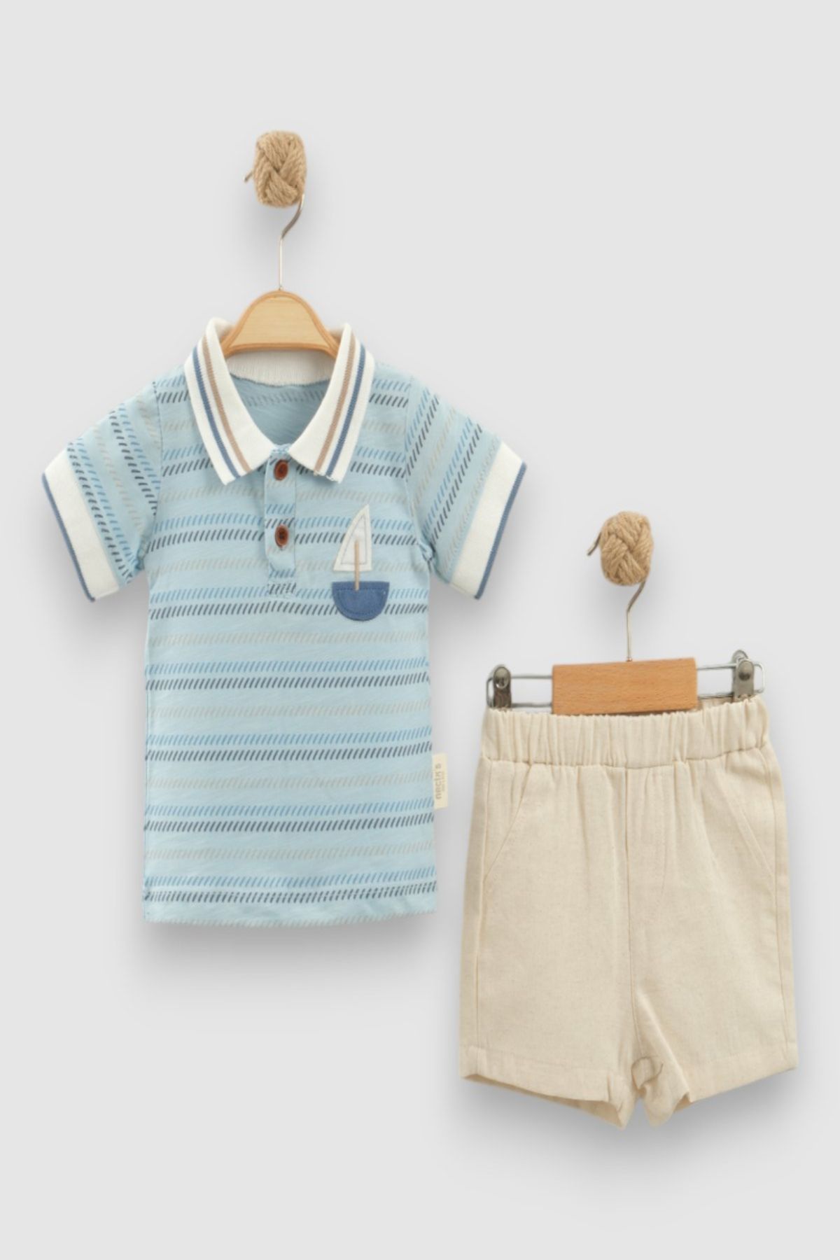 Necix's NECİXS ERKEK BEBE 6/24 AY MARİNE SHİP POLO 2 Lİ TAKIM