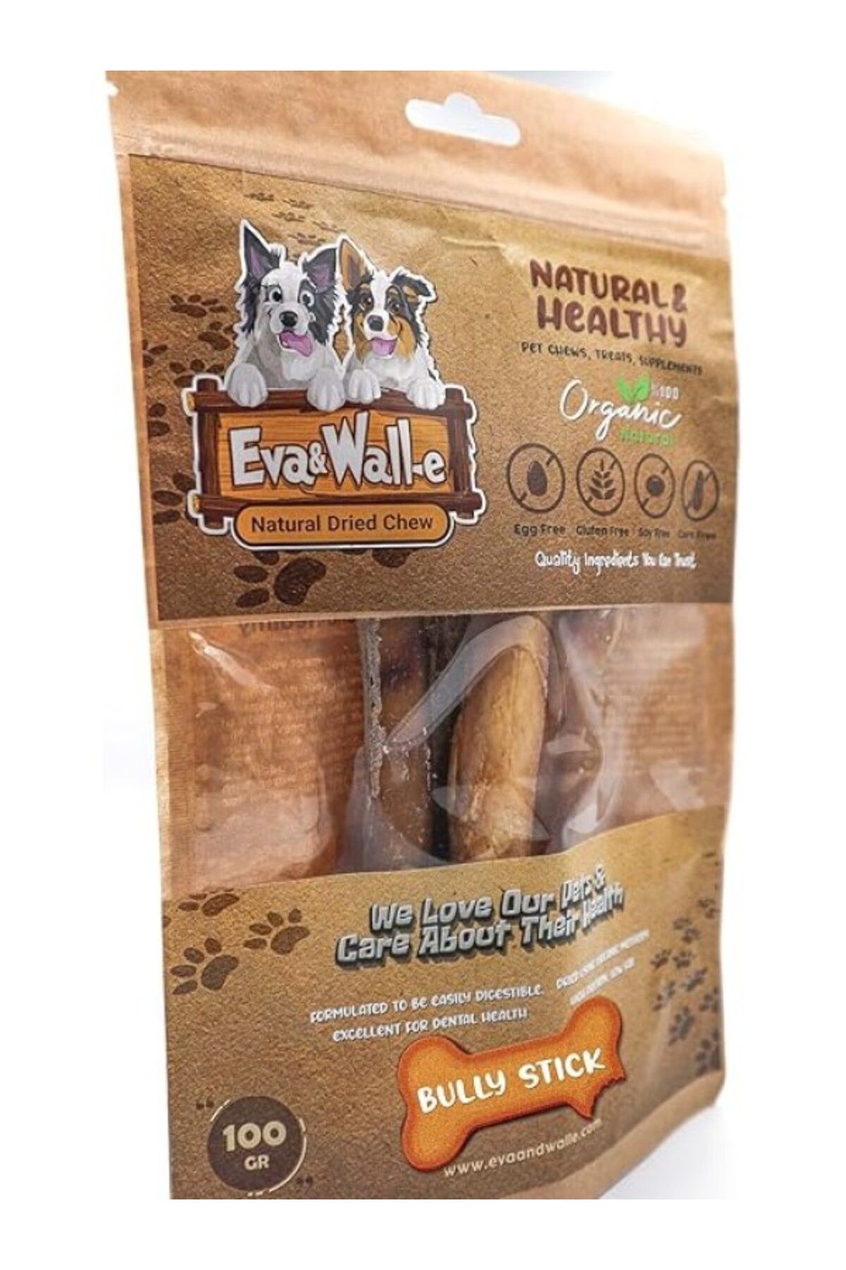 ShopZum Köpekler İçin Doğal Kurutulmuş Bully Stick – Taze Kamış Çiğneme Çubuğu – Uzun Süreli Çiğneme, Diş