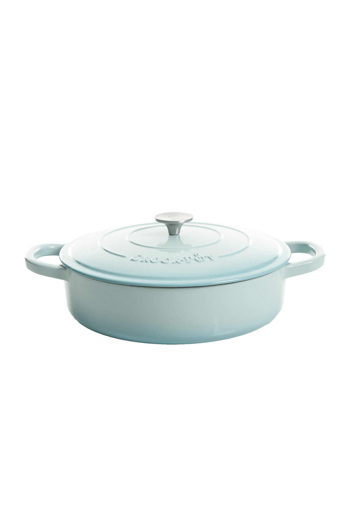 Crockpot®-Vas de fontă emailată, 4.7L, rotund, bleu 5