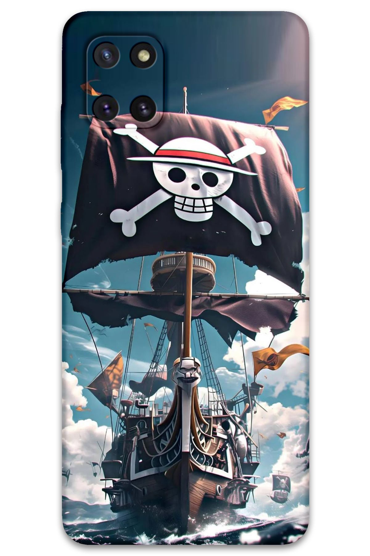 Gramaphone Galaxy A81 Uyumlu Anime Desenli Telefon Kılıfı + Ekran Koruyucu - 5752
