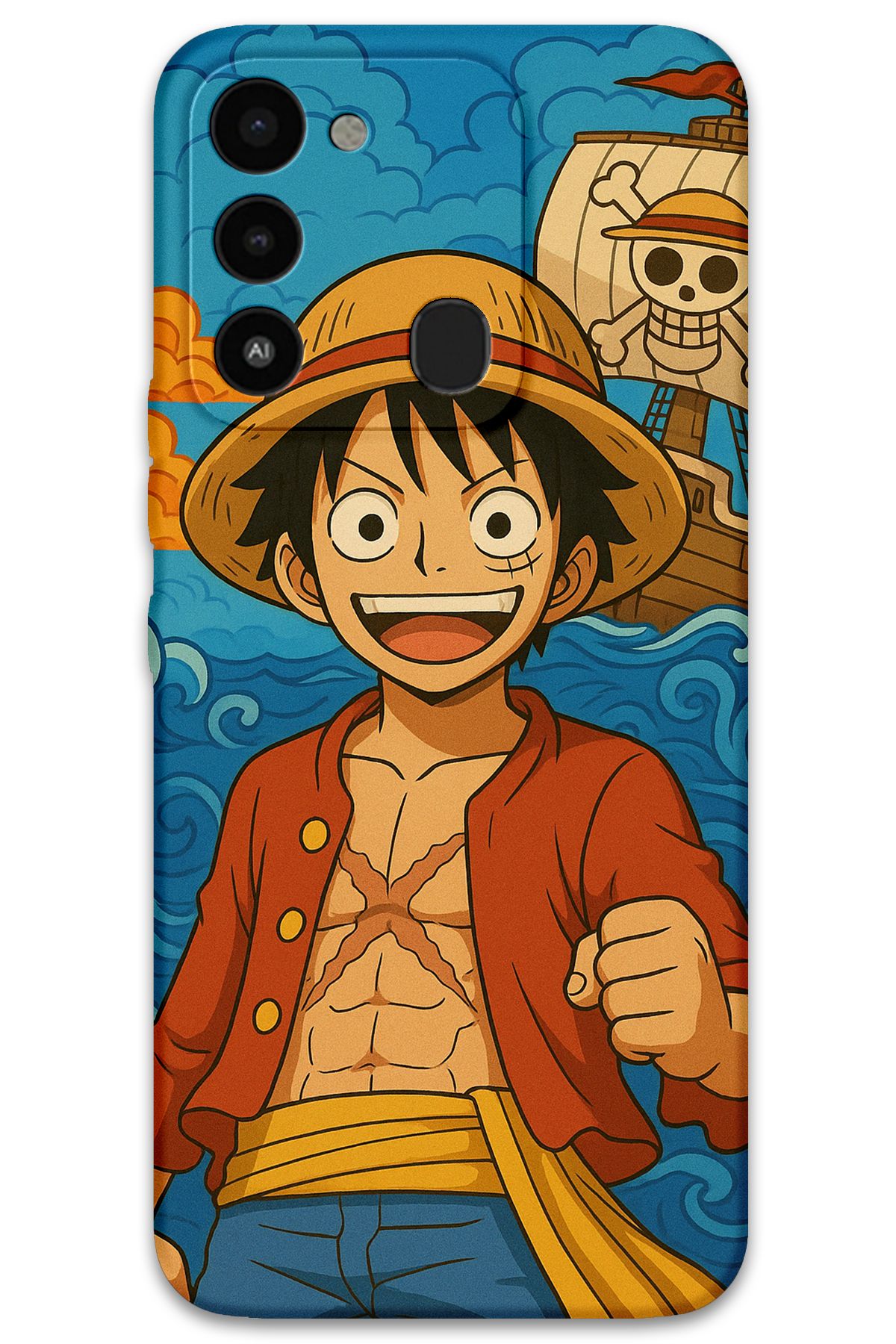 Gramaphone Tecno Spark 8c Uyumlu Anime Desenli Telefon Kılıfı + Ekran Koruyucu - 5753